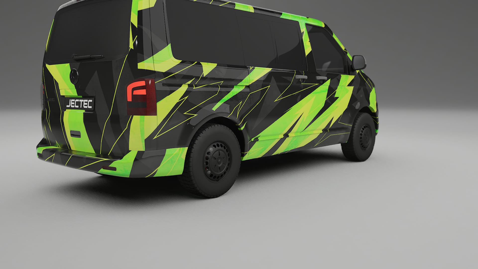 VW Transporter T5 Caravelle NINJA TURTLES – Kit Wrap PPF Personalizzato in Pellicola Poliuretanica Stampabile