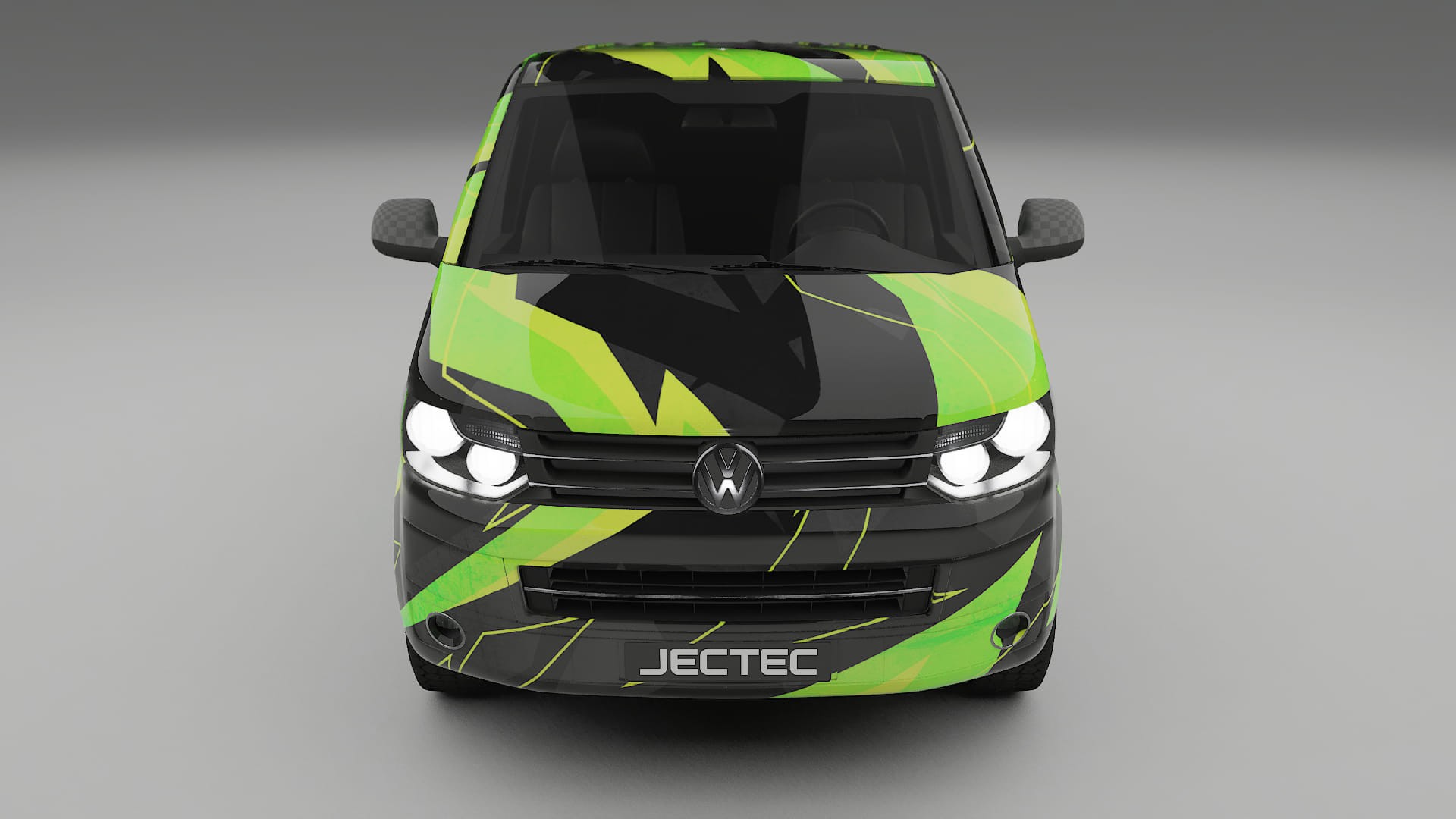 VW Transporter T5 Caravelle NINJA TURTLES – Kit Wrap PPF Personalizzato in Pellicola Poliuretanica Stampabile