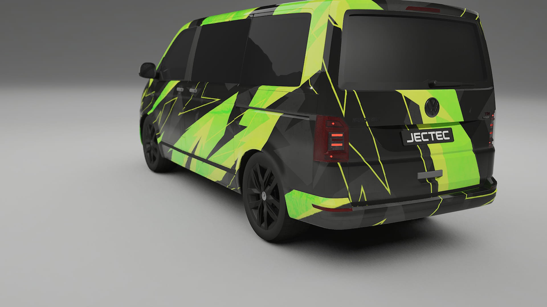 VW Transporter T6 Multivan NINJA TURTLES – Kit Wrap PPF Personalizzato in Pellicola Poliuretanica Stampabile