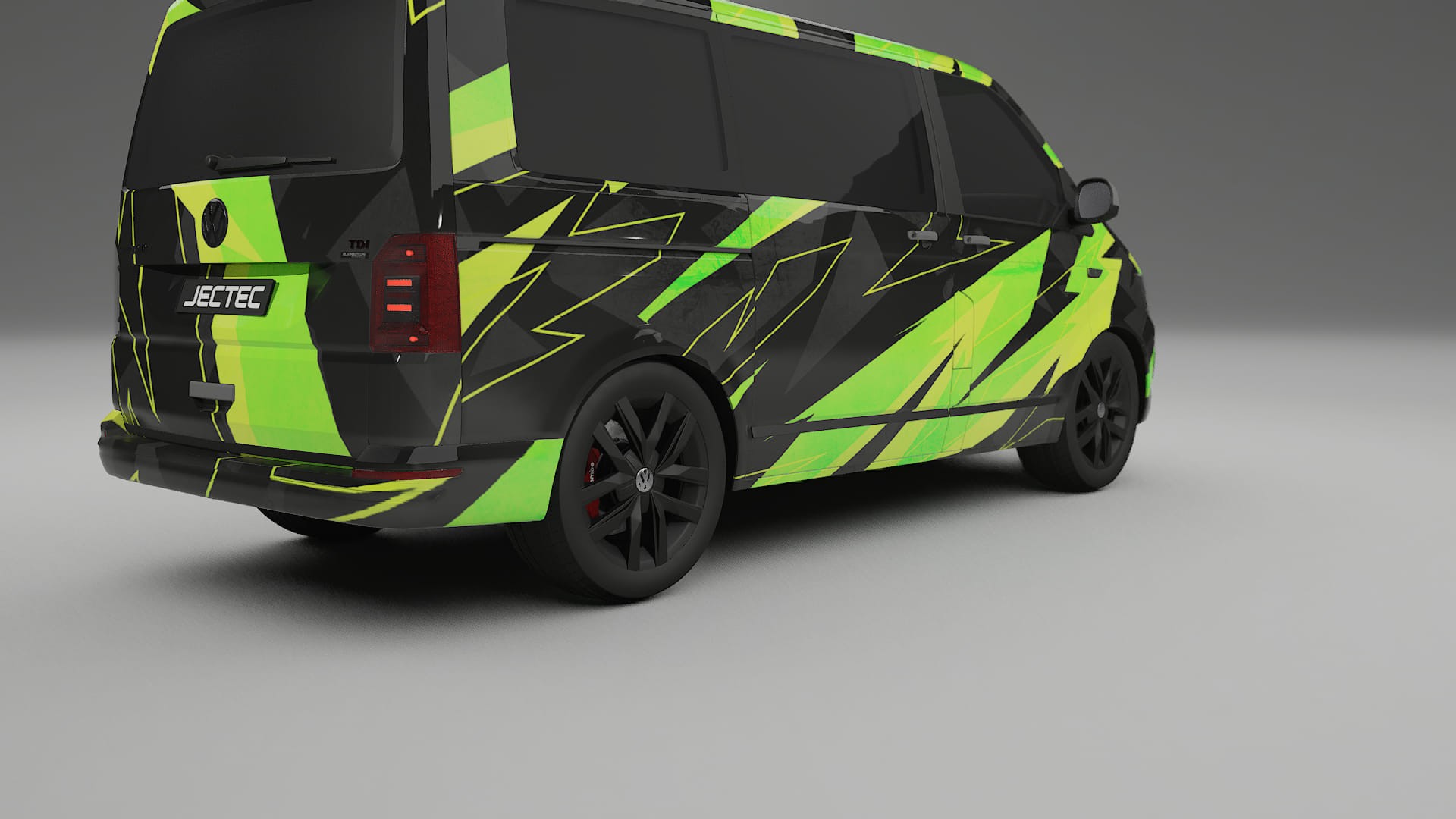 VW Transporter T6 Multivan NINJA TURTLES – Kit Wrap PPF Personalizzato in Pellicola Poliuretanica Stampabile