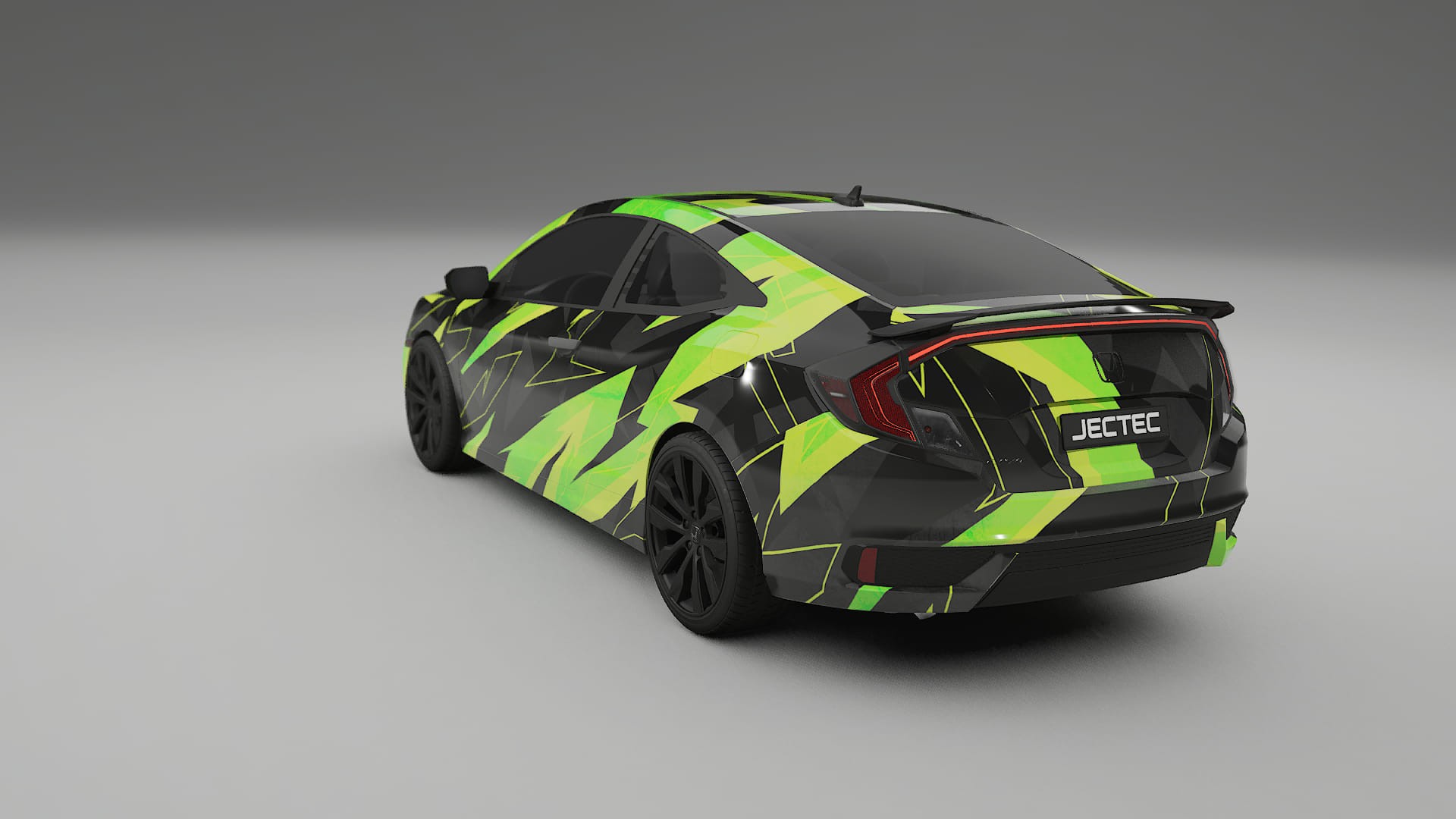 Honda Civic coupe prefacelift pre-LCI NINJA TURTLES – Kit Wrap PPF Personalizzato in Pellicola Poliuretanica Stampabile