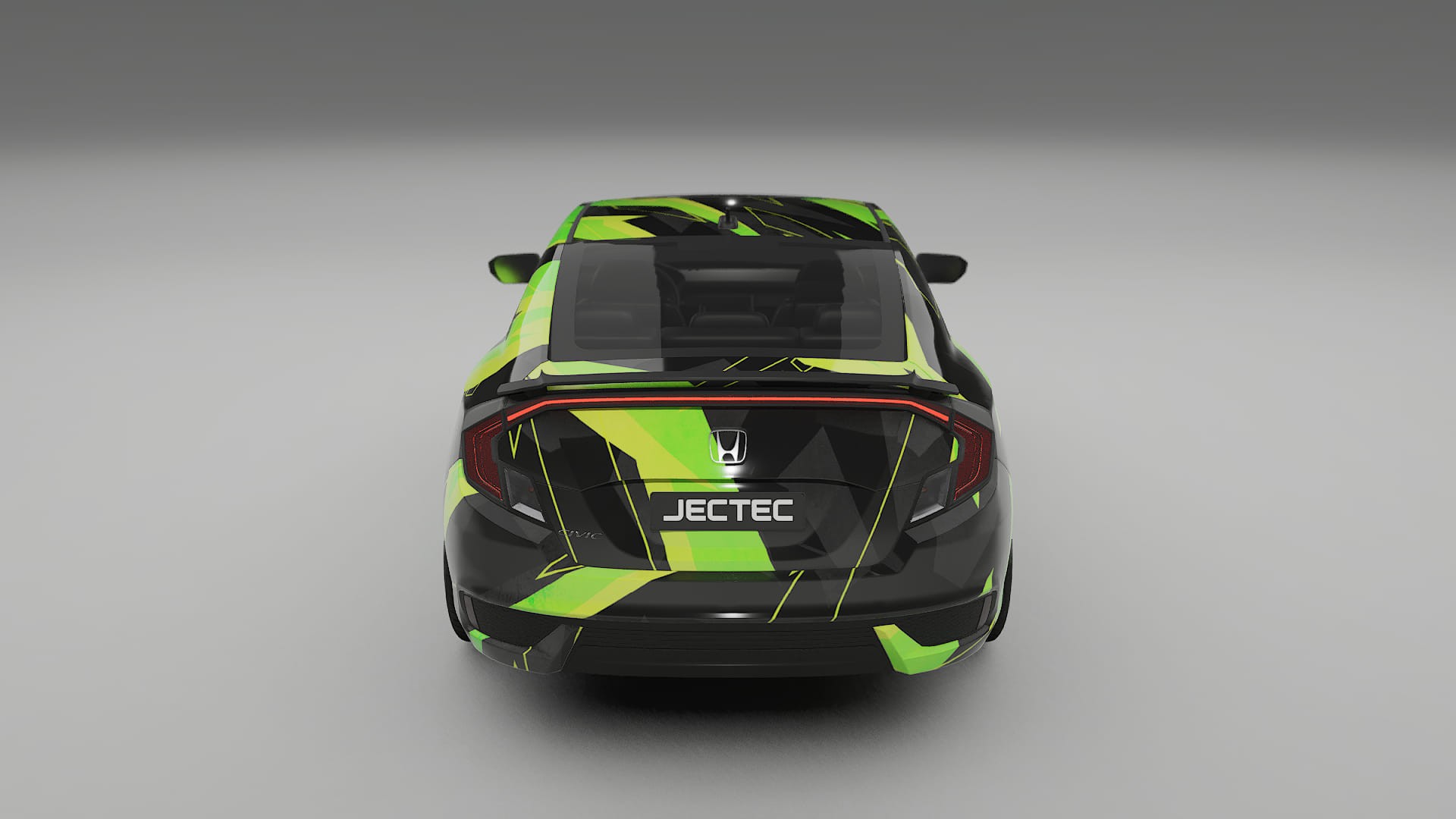 Honda Civic coupe prefacelift pre-LCI NINJA TURTLES – Kit Wrap PPF Personalizzato in Pellicola Poliuretanica Stampabile