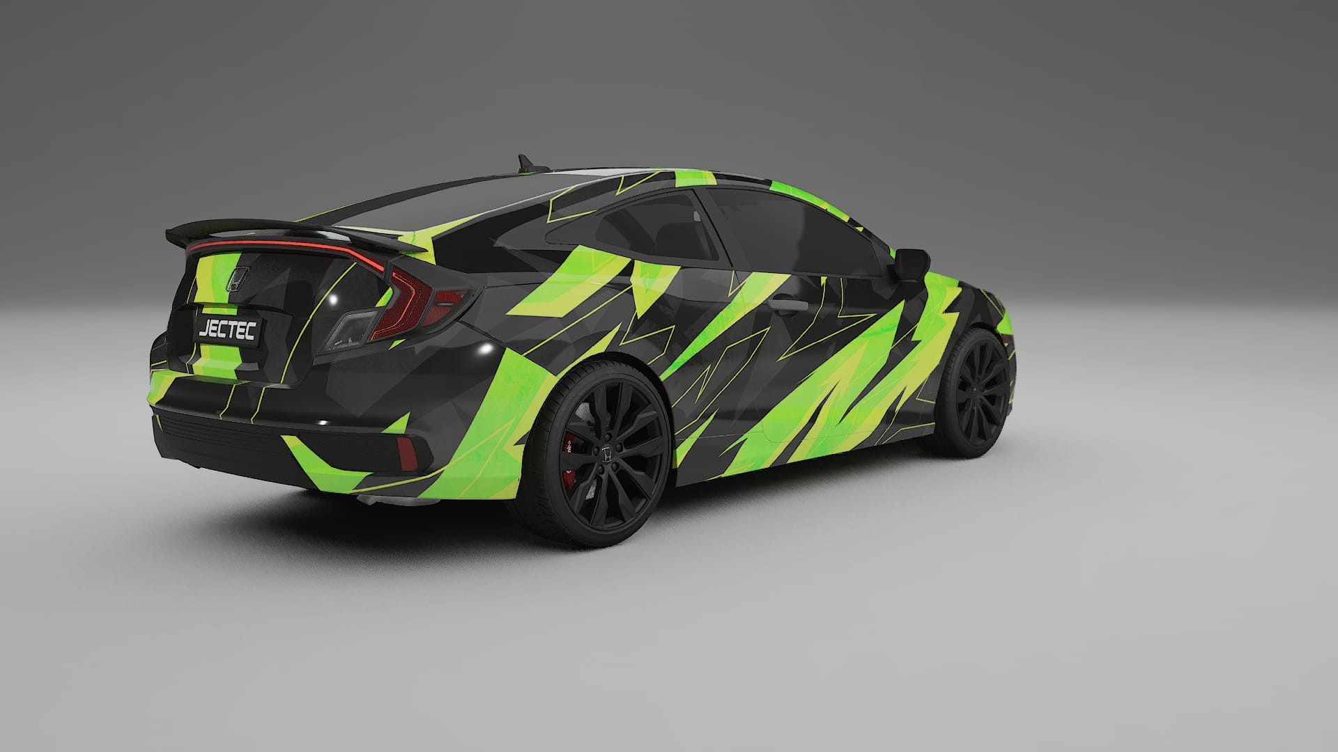 Honda Civic coupe prefacelift pre-LCI NINJA TURTLES – Kit Wrap PPF Personalizzato in Pellicola Poliuretanica Stampabile