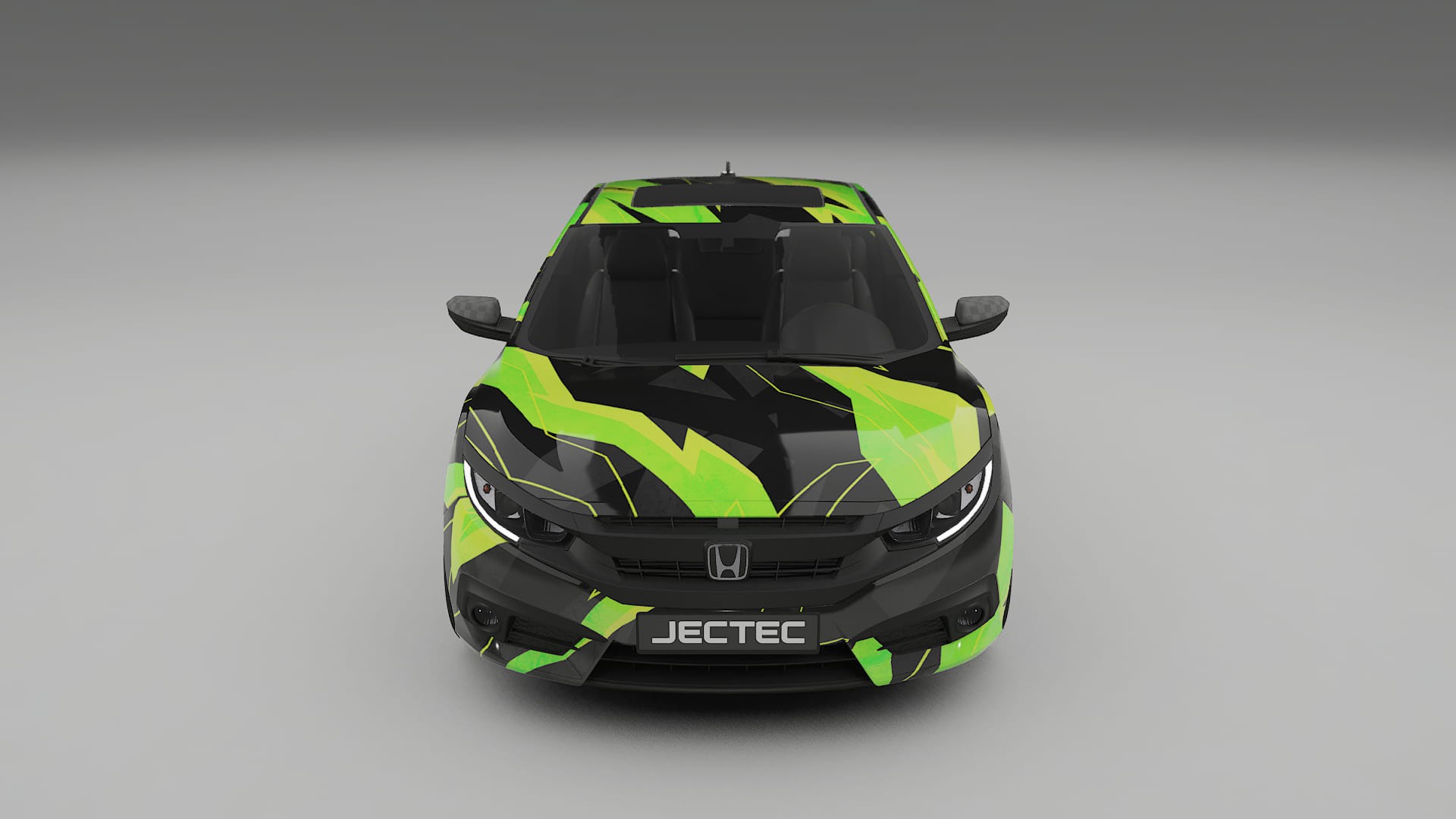 Honda Civic coupe prefacelift pre-LCI NINJA TURTLES – Kit Wrap PPF Personalizzato in Pellicola Poliuretanica Stampabile