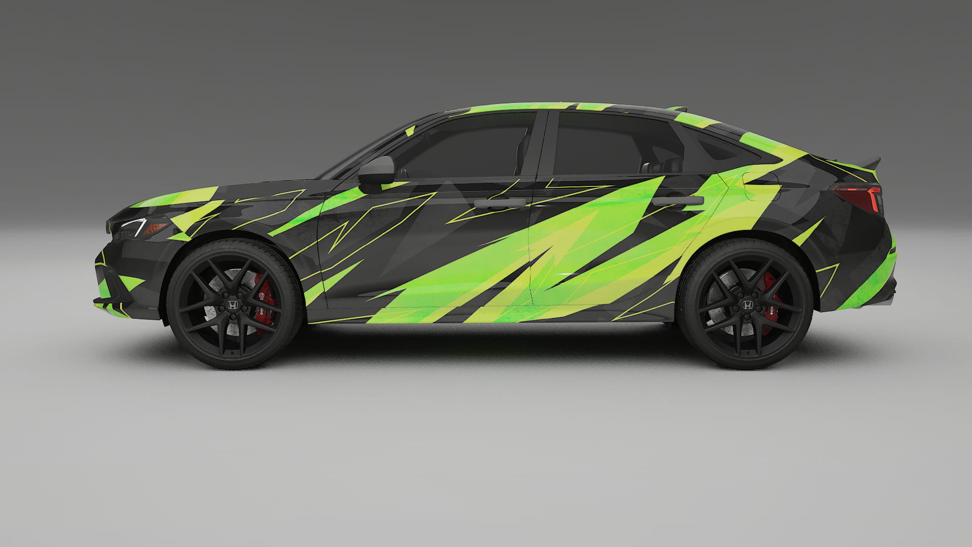 Honda Civic Si NINJA TURTLES – Kit Wrap PPF Personalizzato in Pellicola Poliuretanica Stampabile