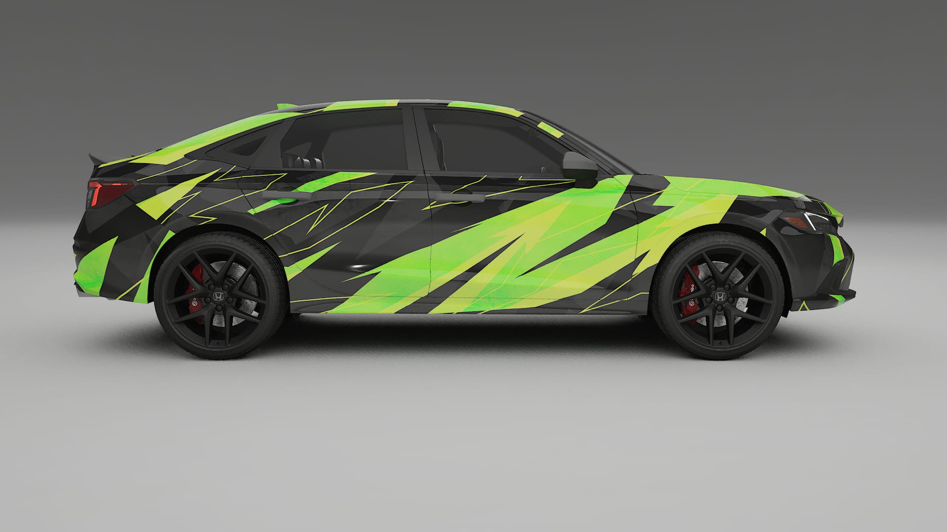Honda Civic Si NINJA TURTLES – Kit Wrap PPF Personalizzato in Pellicola Poliuretanica Stampabile