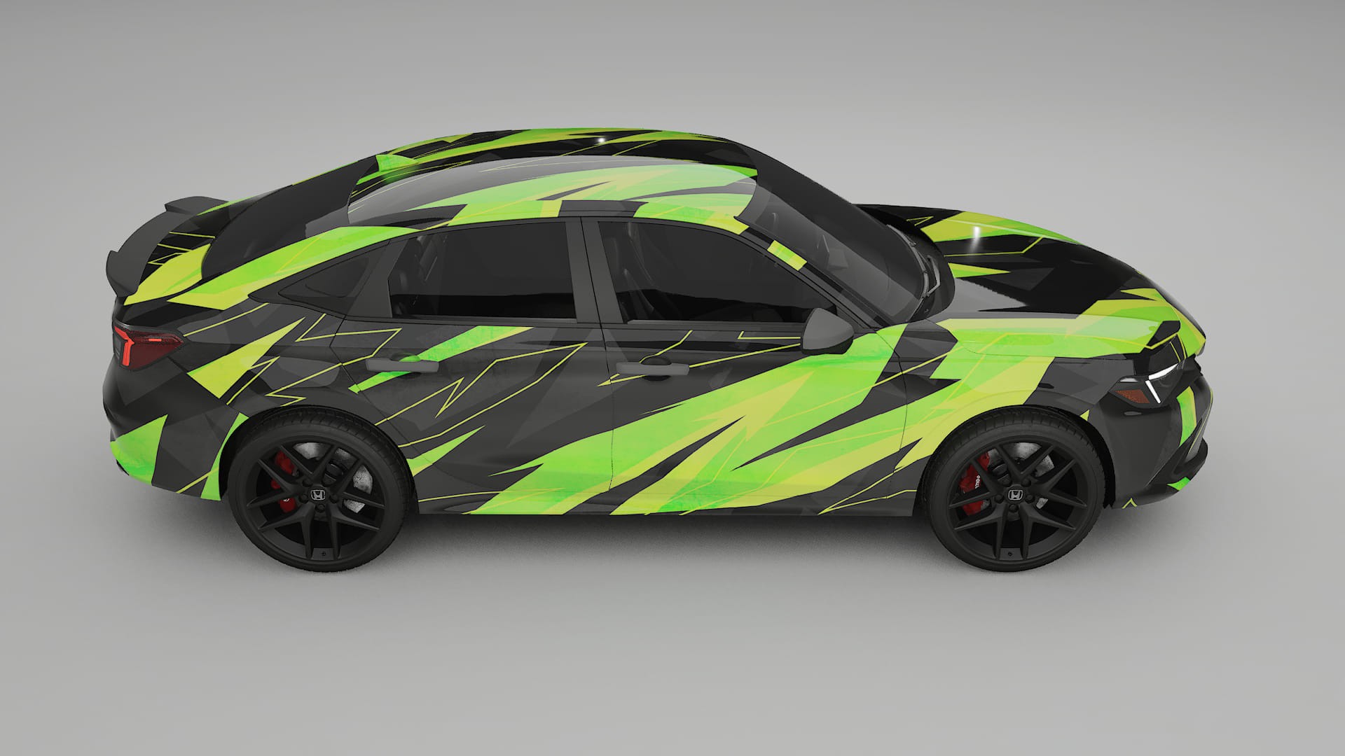 Honda Civic Si NINJA TURTLES – Kit Wrap PPF Personalizzato in Pellicola Poliuretanica Stampabile