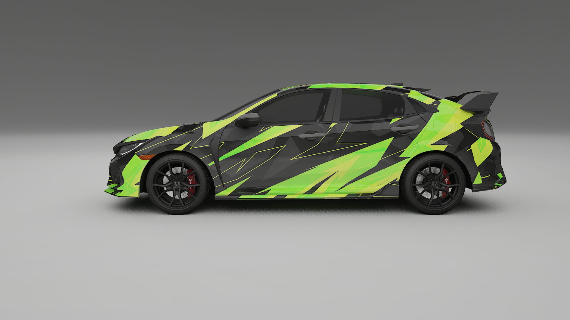 Honda Civic Type-R NINJA TURTLES Designed Wrap PPF Kit – Printable Polyurethane Film