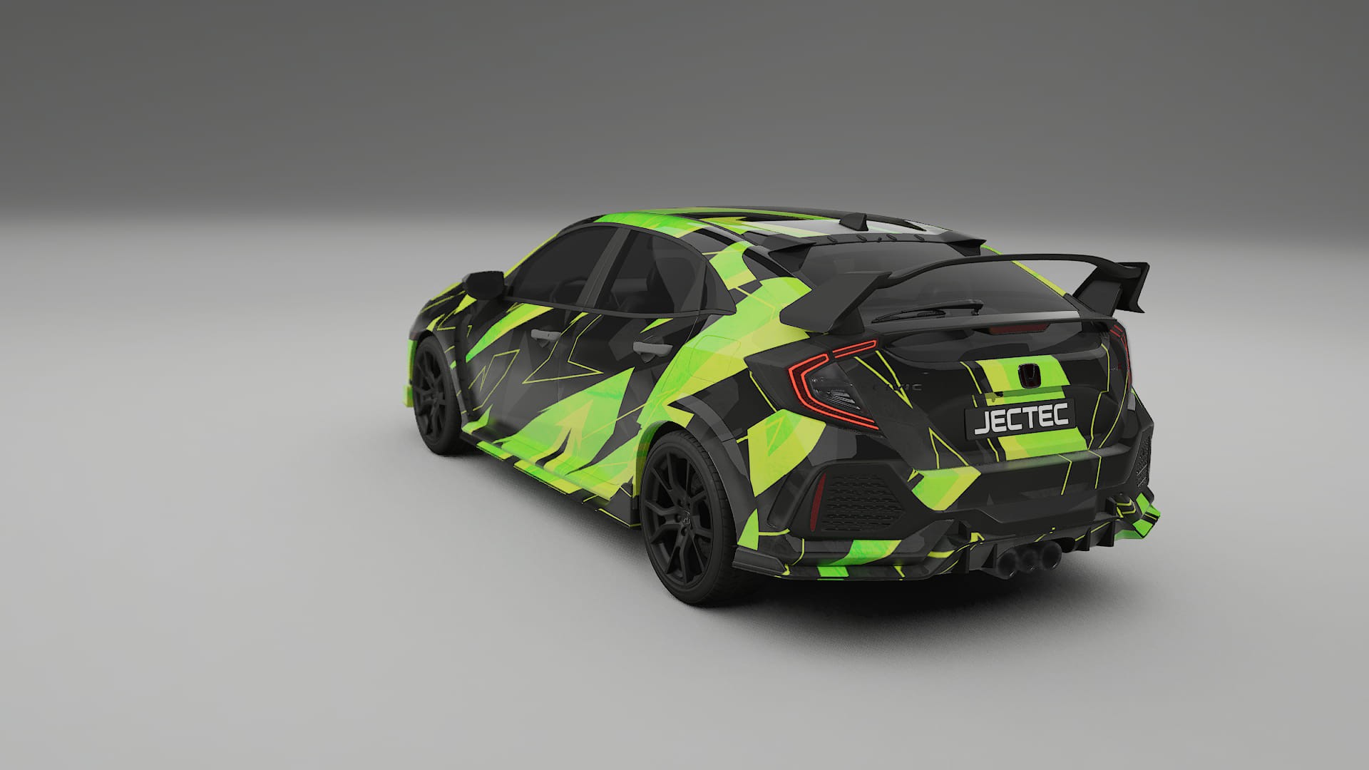Honda Civic Type-R NINJA TURTLES – Kit Wrap PPF Personalizzato in Pellicola Poliuretanica Stampabile