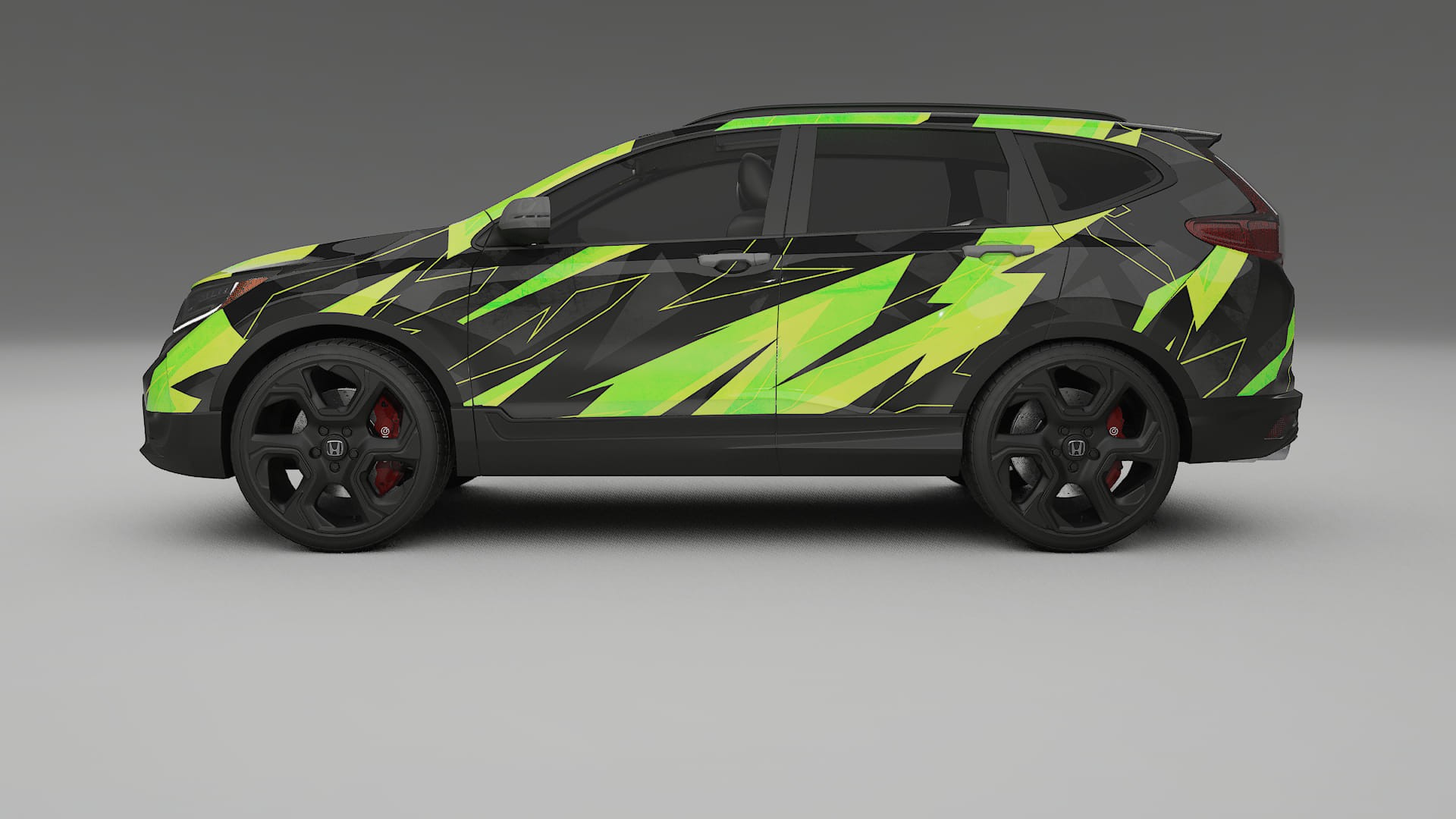 Honda CRV Touring prefacelift pre-LCI NINJA TURTLES – Kit Wrap PPF Personalizzato in Pellicola Poliuretanica Stampabile