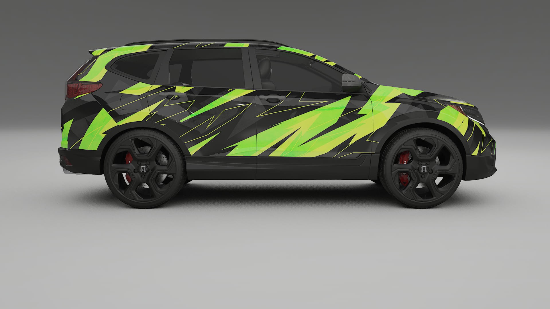 Honda CRV Touring prefacelift pre-LCI NINJA TURTLES – Kit Wrap PPF Personalizzato in Pellicola Poliuretanica Stampabile