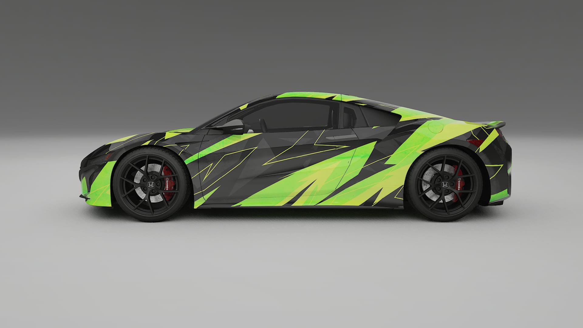 Honda NSX prefacelift pre-LCI NINJA TURTLES – Kit Wrap PPF Personalizzato in Pellicola Poliuretanica Stampabile