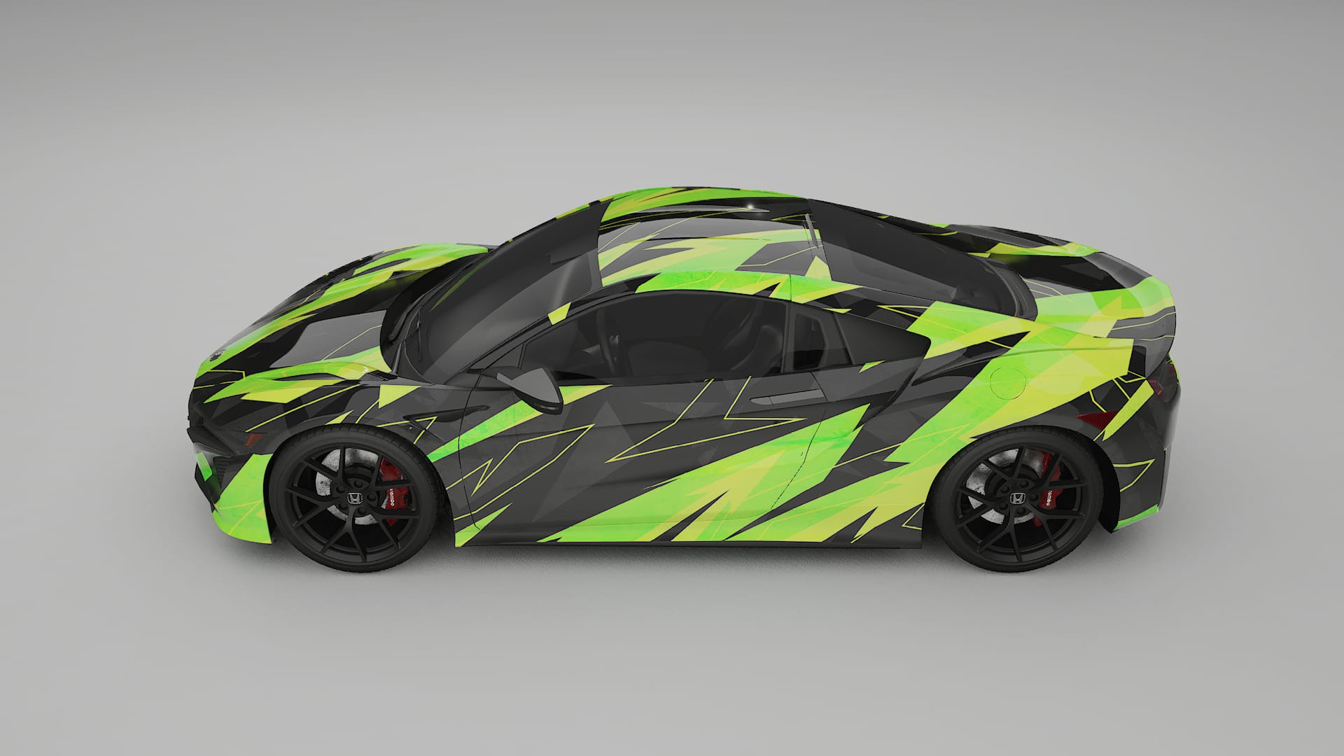 Honda NSX prefacelift pre-LCI NINJA TURTLES – Kit Wrap PPF Personalizzato in Pellicola Poliuretanica Stampabile