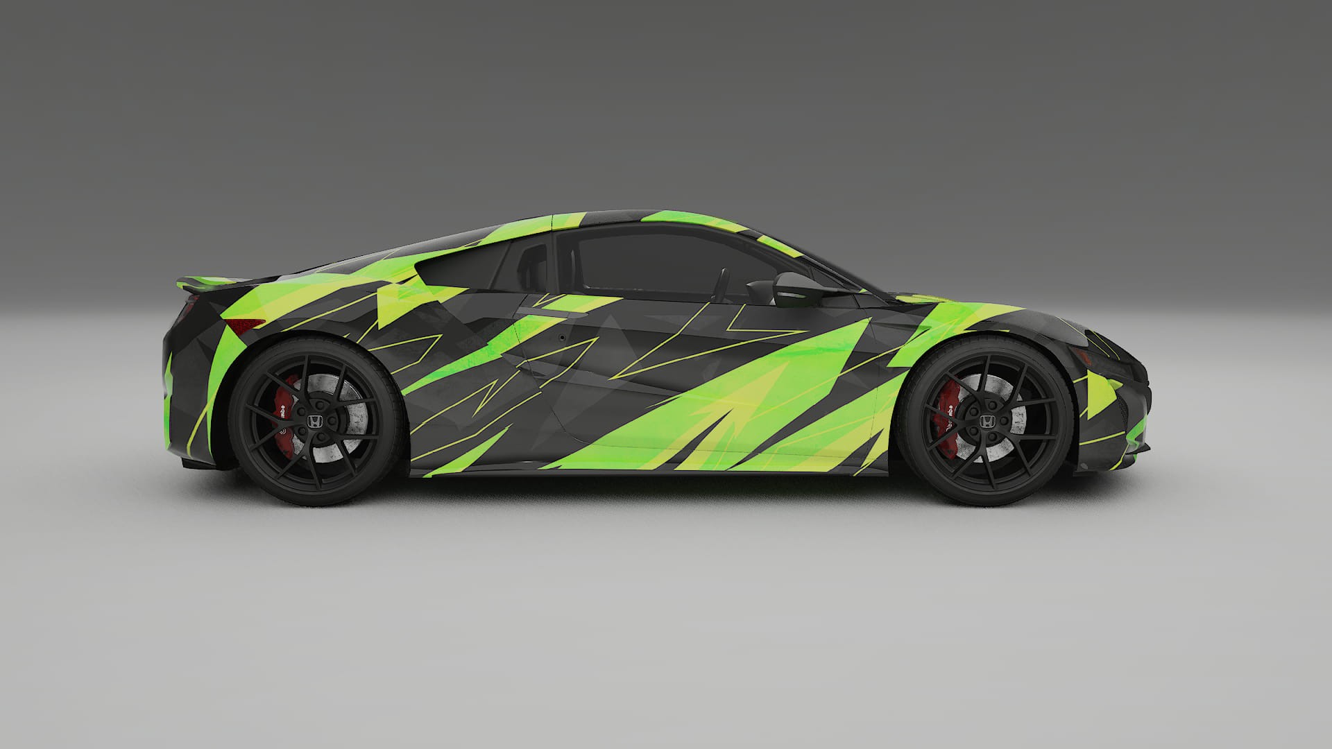 Honda NSX prefacelift pre-LCI NINJA TURTLES – Kit Wrap PPF Personalizzato in Pellicola Poliuretanica Stampabile