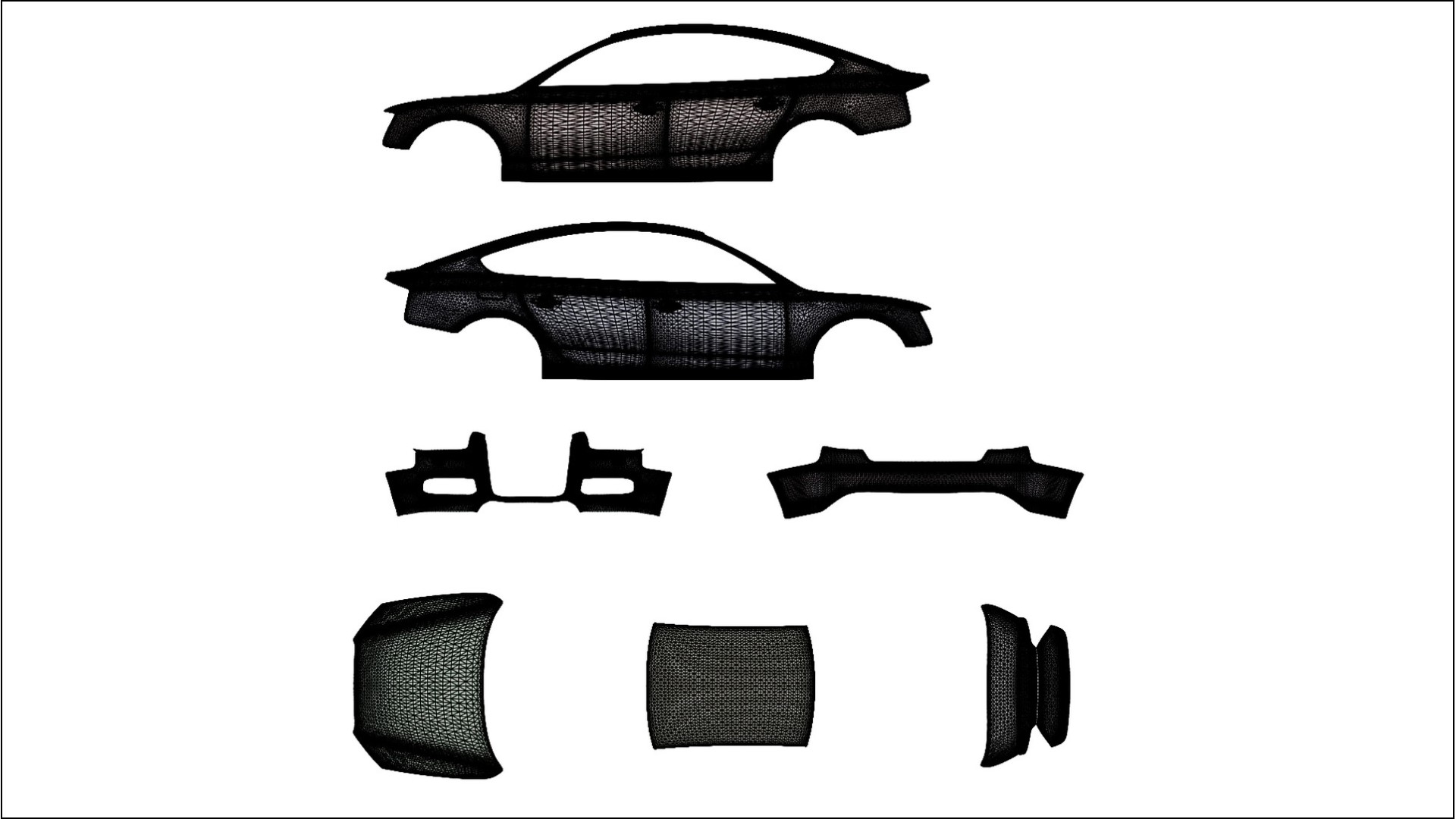 Audi A5 8T Sportback prefacelift pre LCI Pellicola Protettiva TPU per Vernice | FORGED S PPF Colore – Kit Completo Pre-Tagliat 2