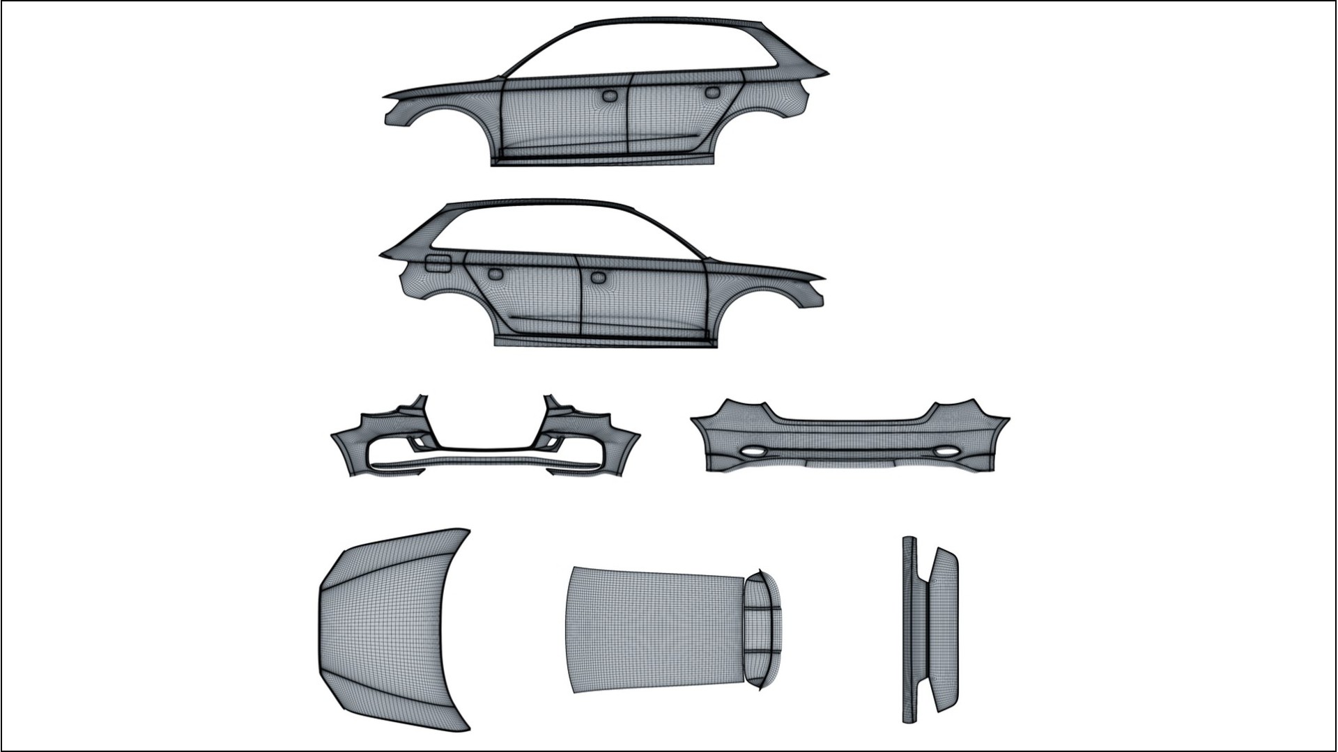 Audi RS3 Sportback 8V facelift LCI Pellicola Protettiva TPU per Vernice | FROST PPF Colore – Kit Completo Pre-Tagliato 2