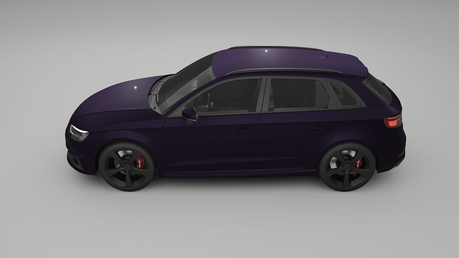 Audi RS3 Sportback 8V facelift LCI Pellicola Protettiva TPU per Vernice | VIOLET PPF Colore – Kit Completo Pre-Tagliato