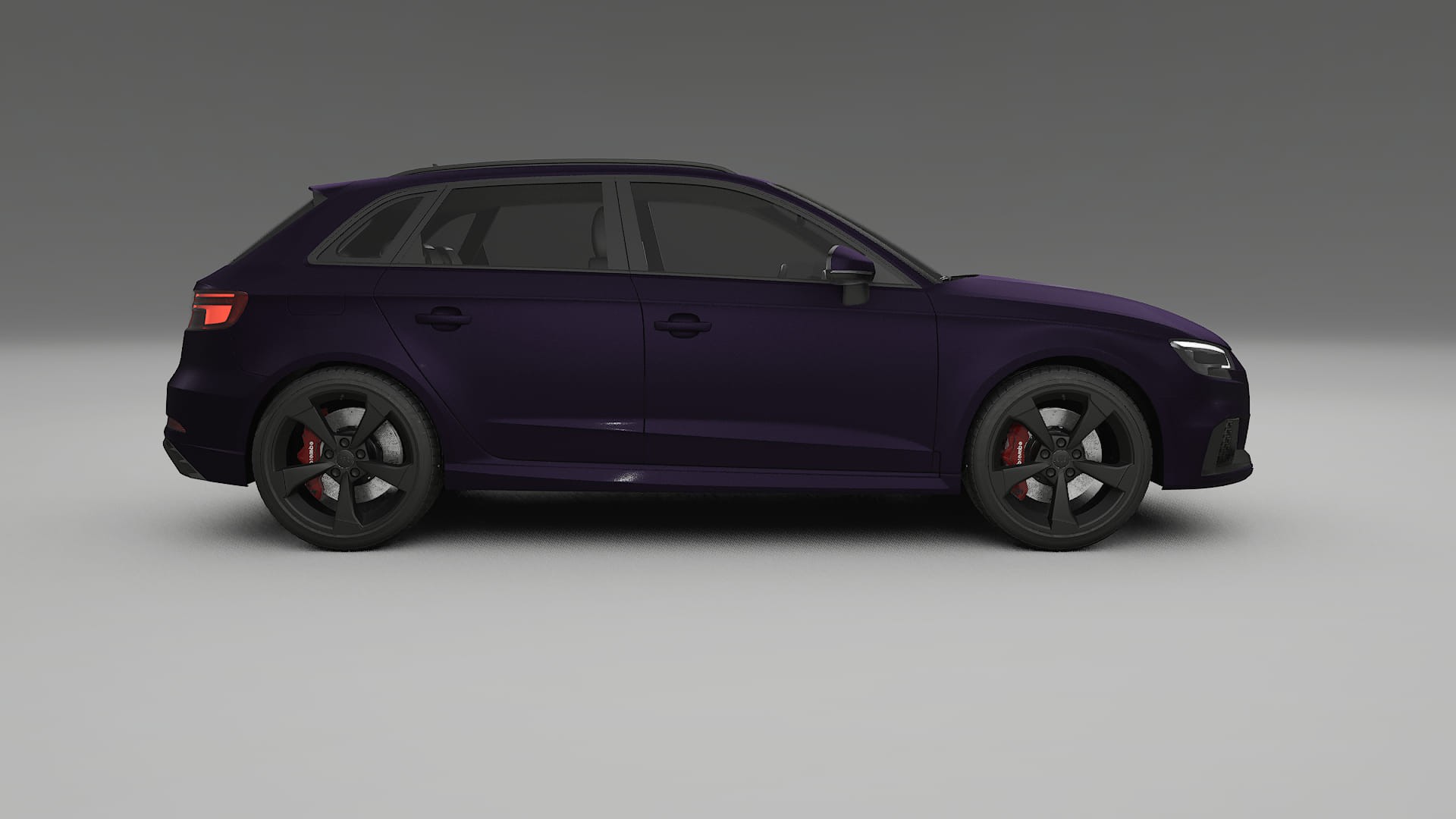 Audi RS3 Sportback 8V facelift LCI Pellicola Protettiva TPU per Vernice | VIOLET PPF Colore – Kit Completo Pre-Tagliato