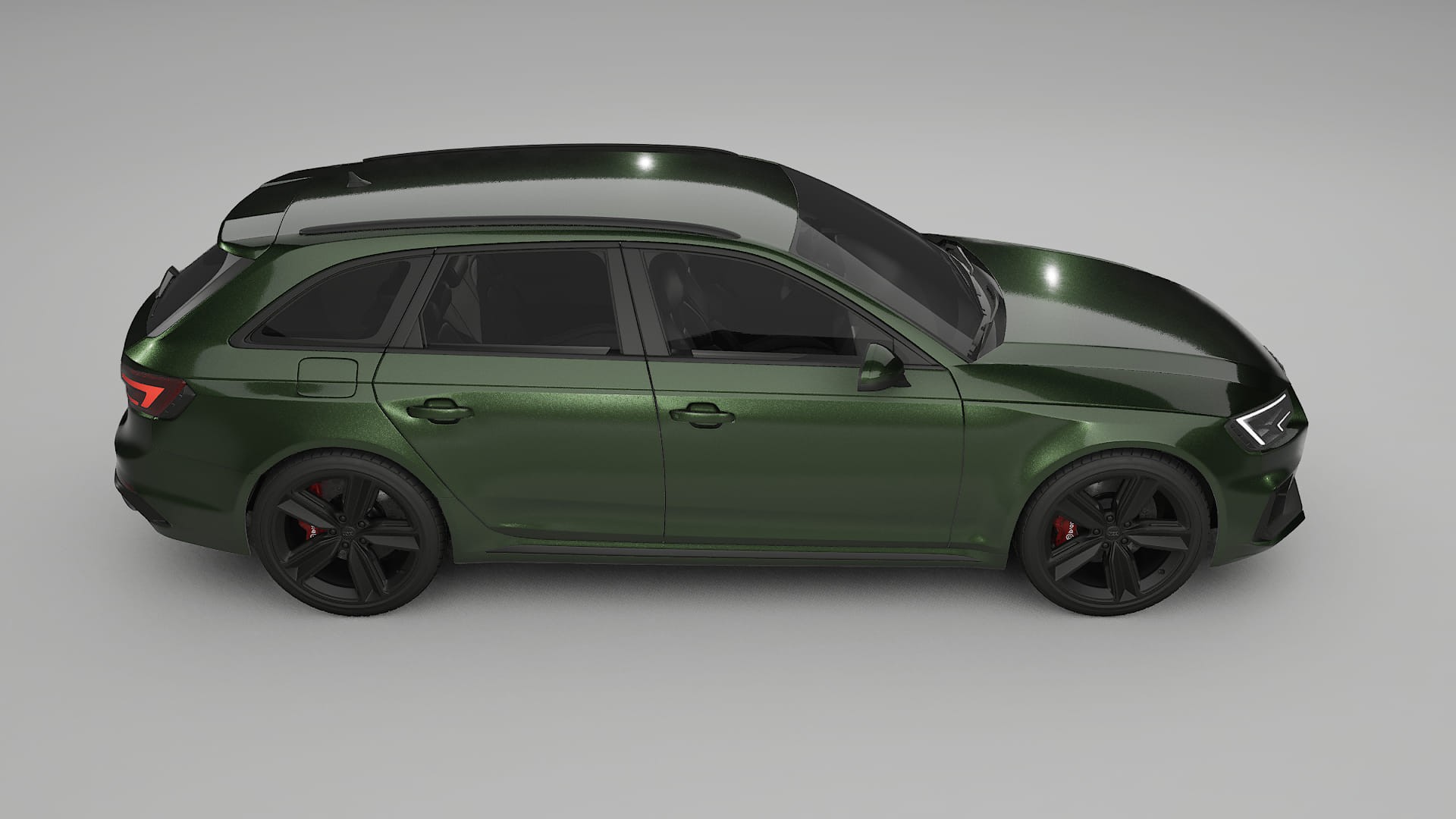 Audi RS4 Avant B9 prefacelift pre-LCI TPU Paint Protection Film | LAGOON Color Change PPF Full Pre-Cut Kit