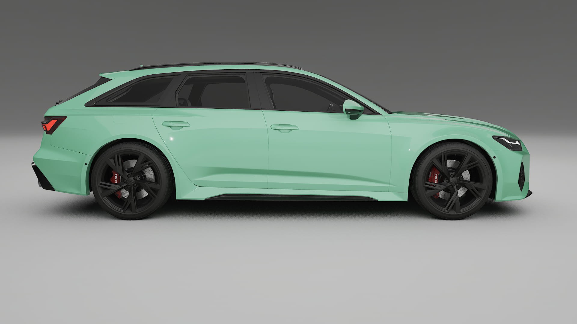 Audi RS6 Avant C8 facelift LCI TPU Paint Protection Film | DUSTY Color Change PPF Full Pre-Cut Kit