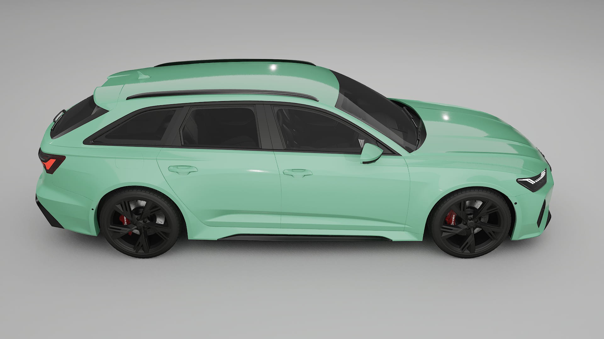 Audi RS6 Avant C8 facelift LCI TPU Paint Protection Film | DUSTY Color Change PPF Full Pre-Cut Kit