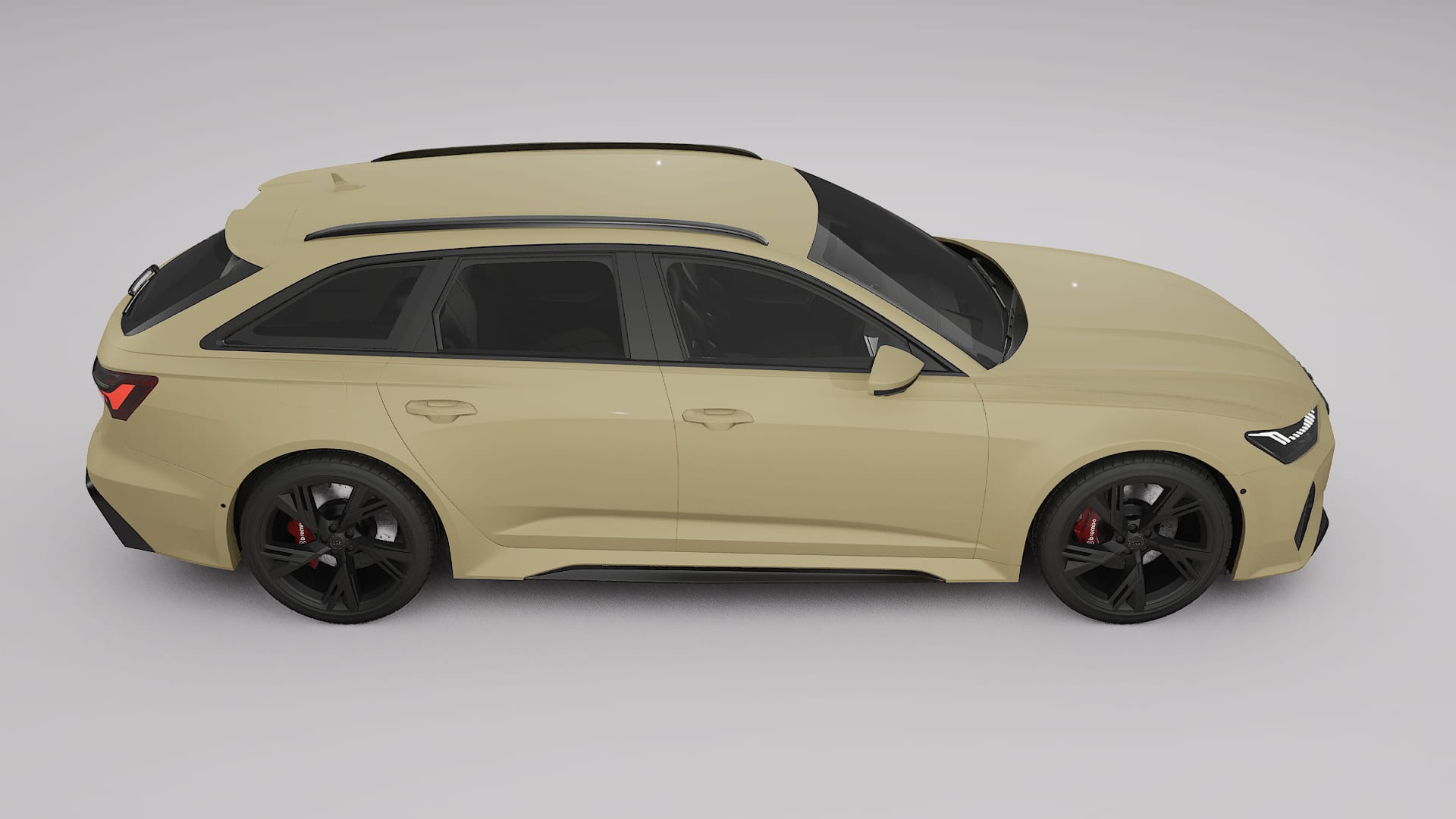 Audi RS6 Avant C8 facelift LCI TPU Paint Protection Film | SAND Color Change PPF Full Pre-Cut Kit