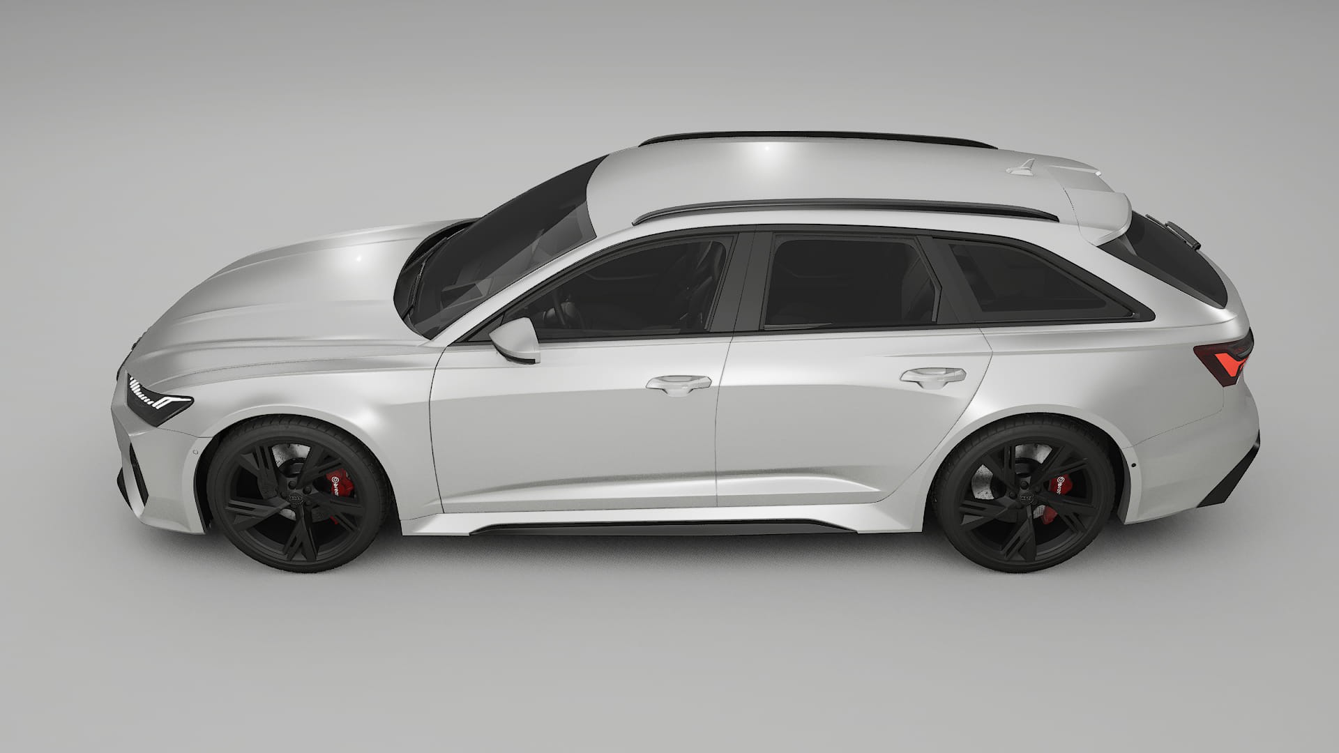 Audi RS6 Avant C8 facelift LCI TPU Paint Protection Film | OPAL Color Change PPF Full Pre-Cut Kit