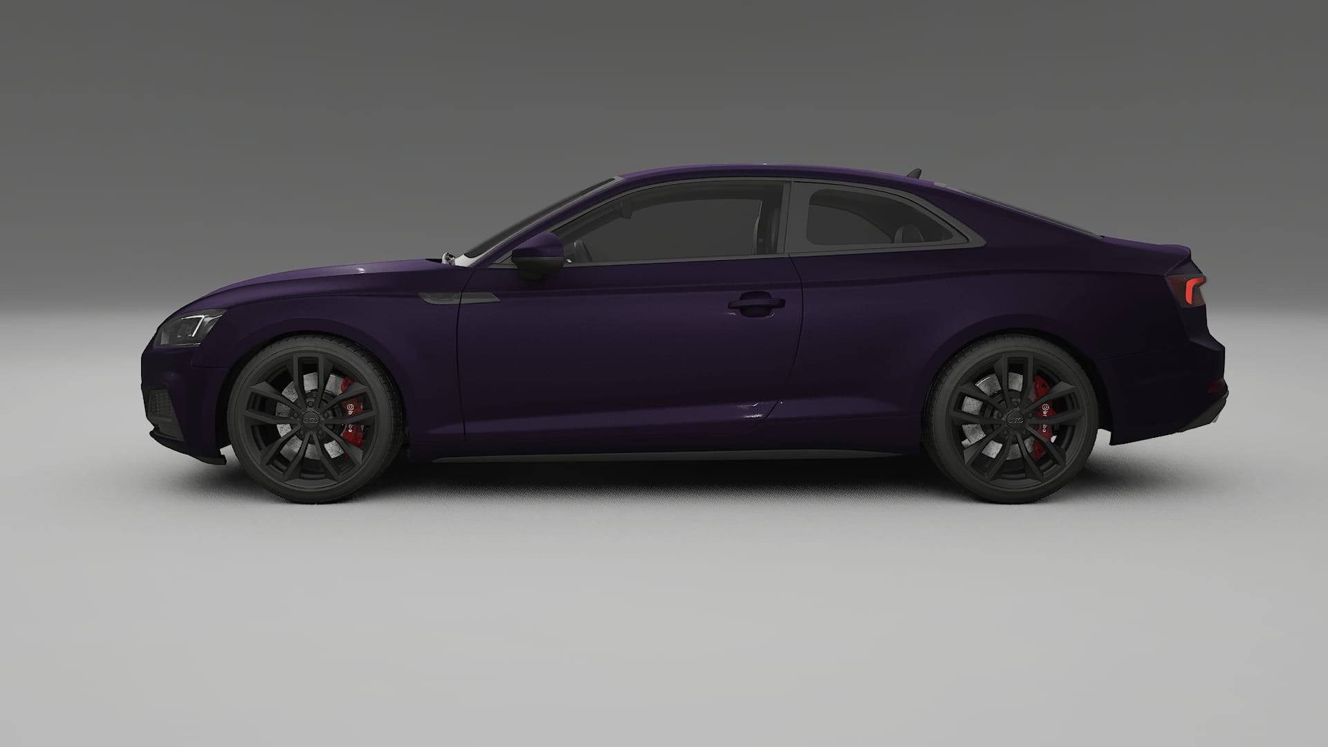 Audi S5 B9 prefacelift pre-LCI TPU Paint Protection Film | VIOLET Color Change PPF Full Pre-Cut Kit