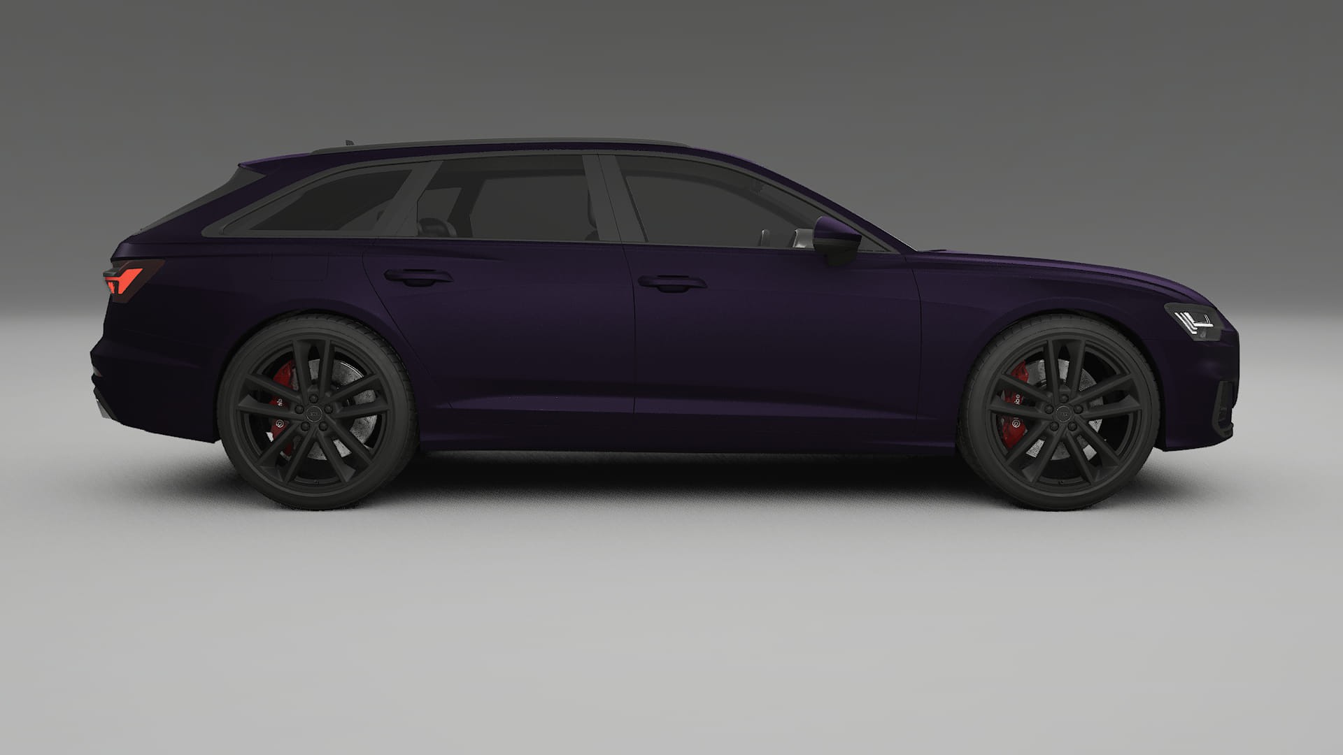 Audi S6 Avant prefacelift pre-LCI C8 TPU Paint Protection Film | VIOLET Color Change PPF Full Pre-Cut Kit