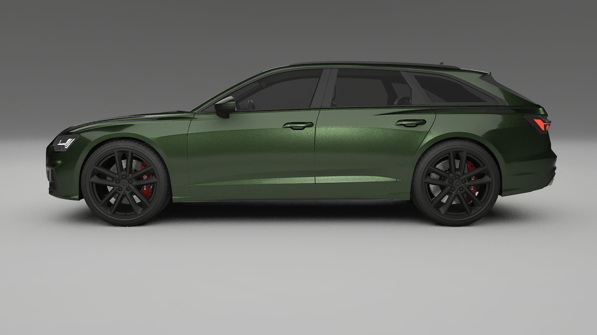 Audi S6 Avant prefacelift pre-LCI C8 TPU Paint Protection Film | LAGOON Color Change PPF Full Pre-Cut Kit