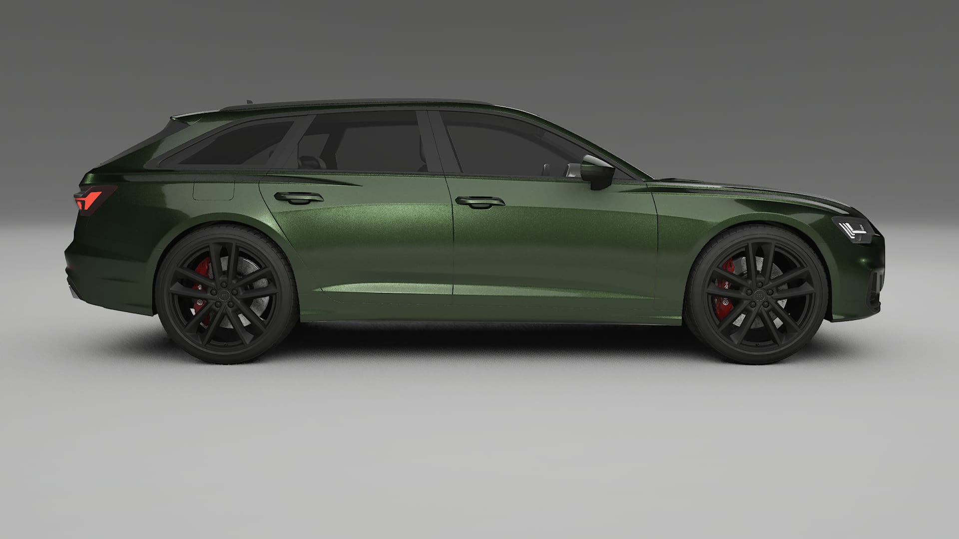 Audi S6 Avant prefacelift pre-LCI C8 TPU Paint Protection Film | LAGOON Color Change PPF Full Pre-Cut Kit