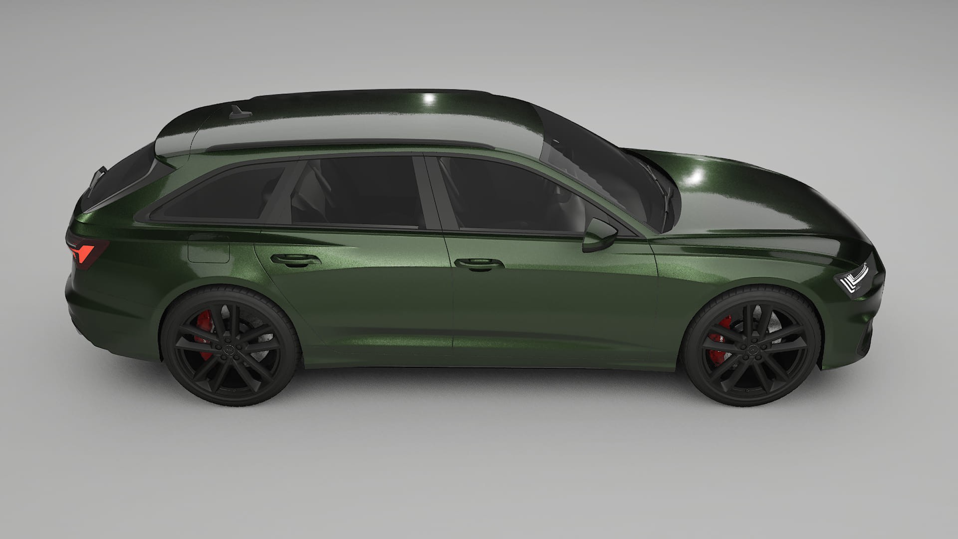 Audi S6 Avant prefacelift pre-LCI C8 TPU Paint Protection Film | LAGOON Color Change PPF Full Pre-Cut Kit