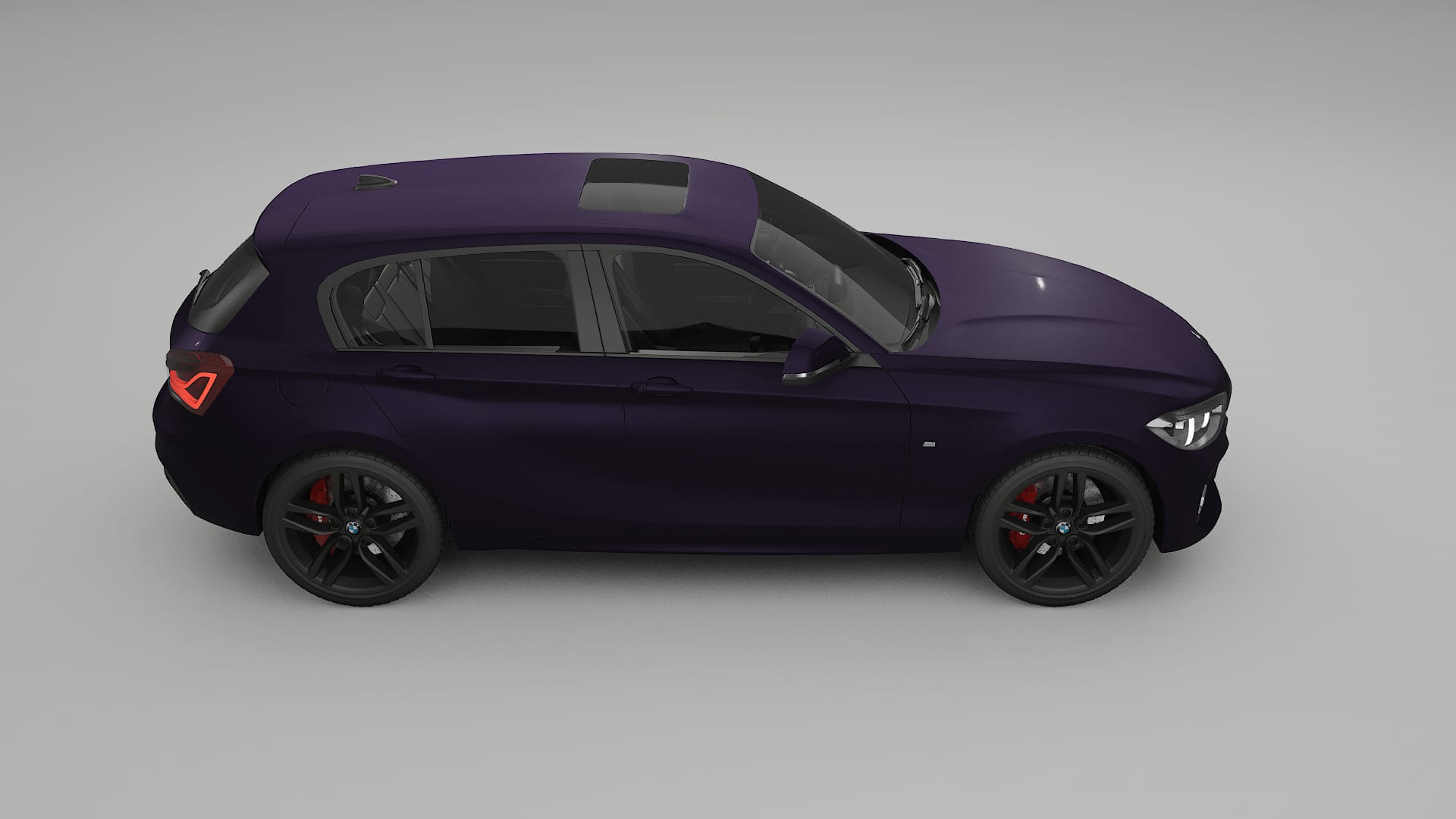 BMW 1 F20 facelift LCI TPU Paint Protection Film | VIOLET Color Change PPF Full Pre-Cut Kit