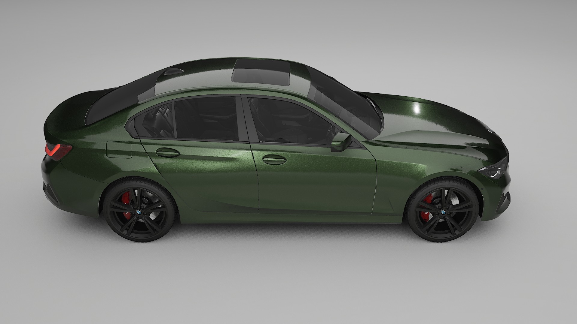 BMW 3 G20 prefacelift pre-LCI TPU Paint Protection Film | LAGOON Color Change PPF Full Pre-Cut Kit