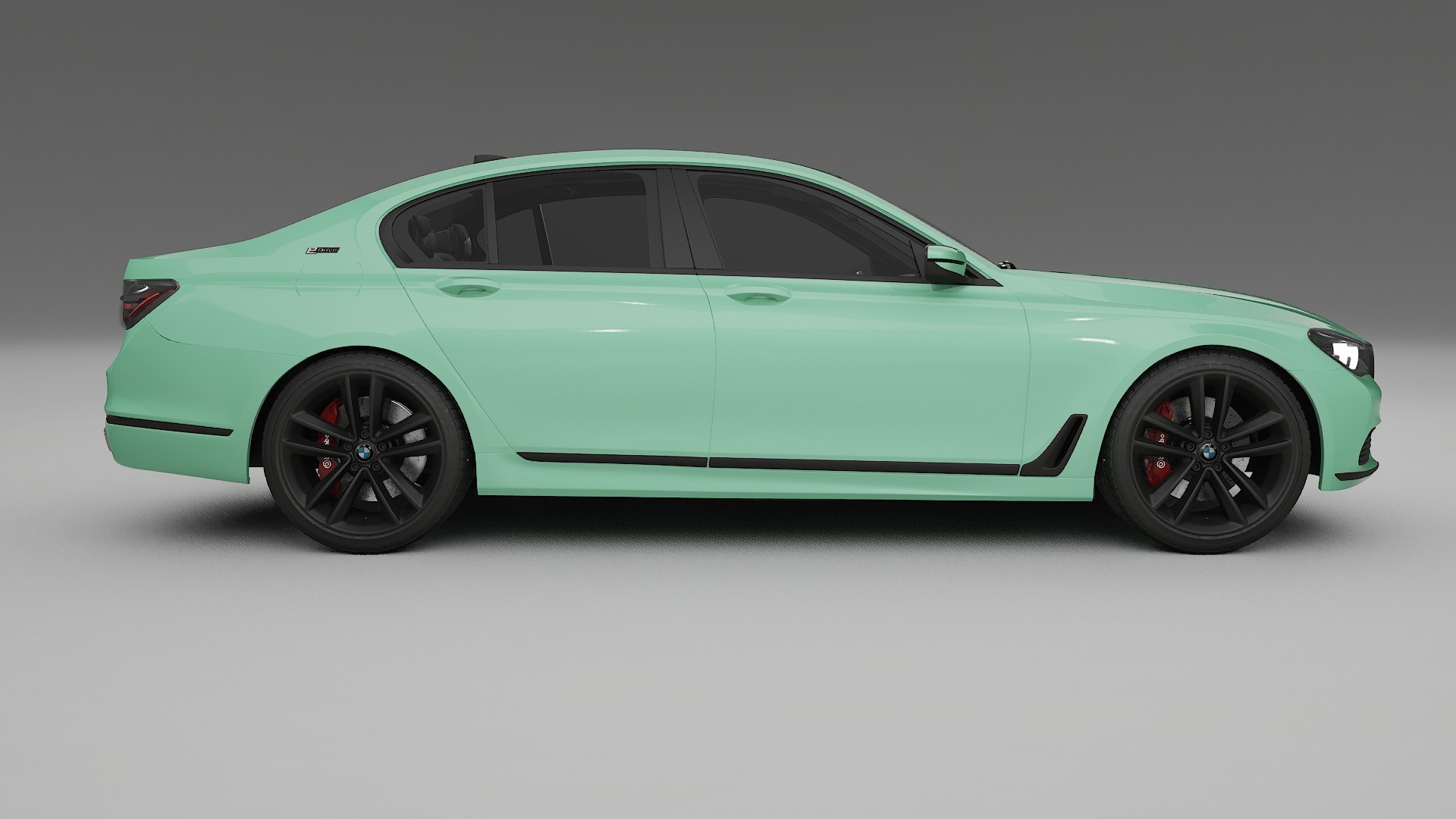 BMW 7 G11 G12 facelift LCI TPU Paint Protection Film | DUSTY Color Change PPF Full Pre-Cut Kit