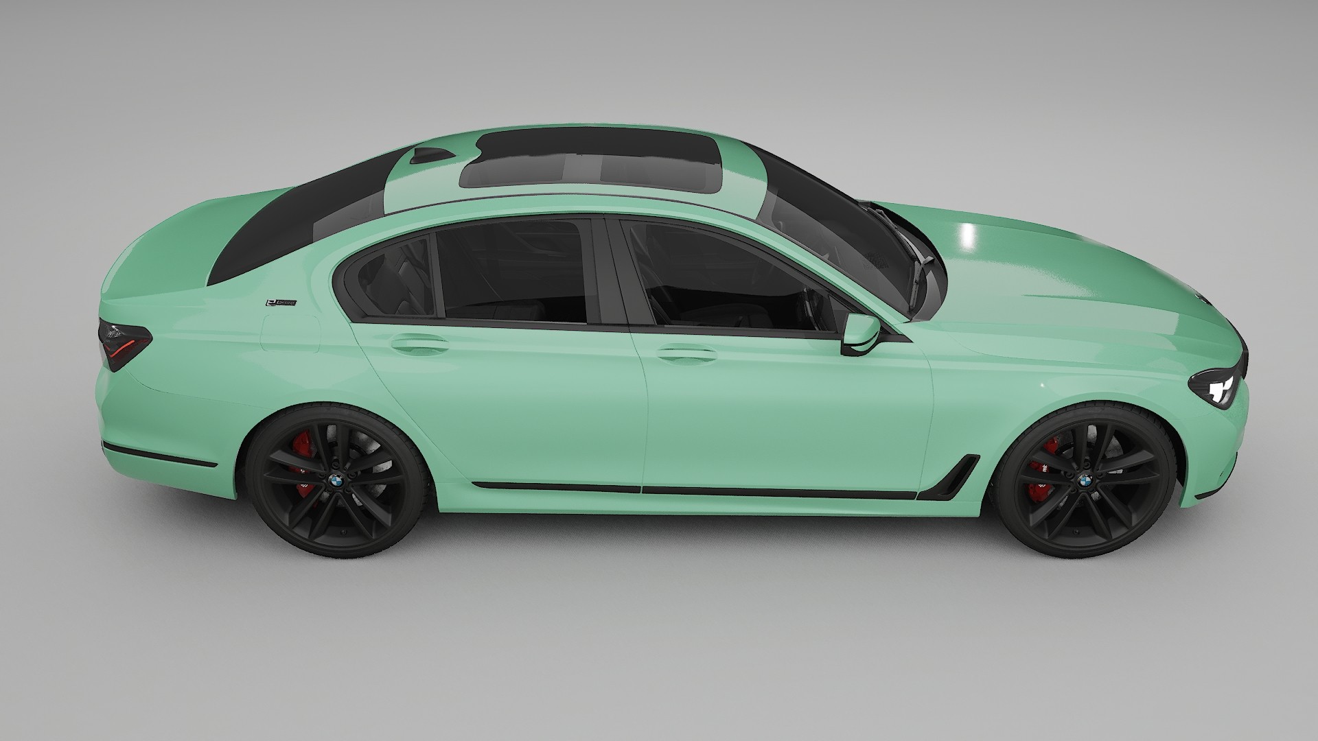 BMW 7 G11 G12 facelift LCI TPU Paint Protection Film | DUSTY Color Change PPF Full Pre-Cut Kit