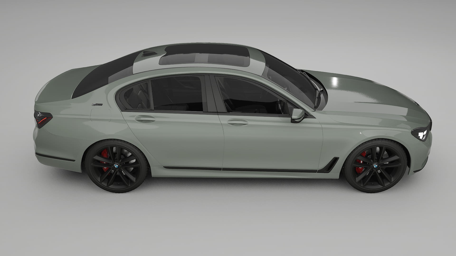 BMW 7 G11 G12 facelift LCI TPU Paint Protection Film | SLATE Color Change PPF Full Pre-Cut Kit