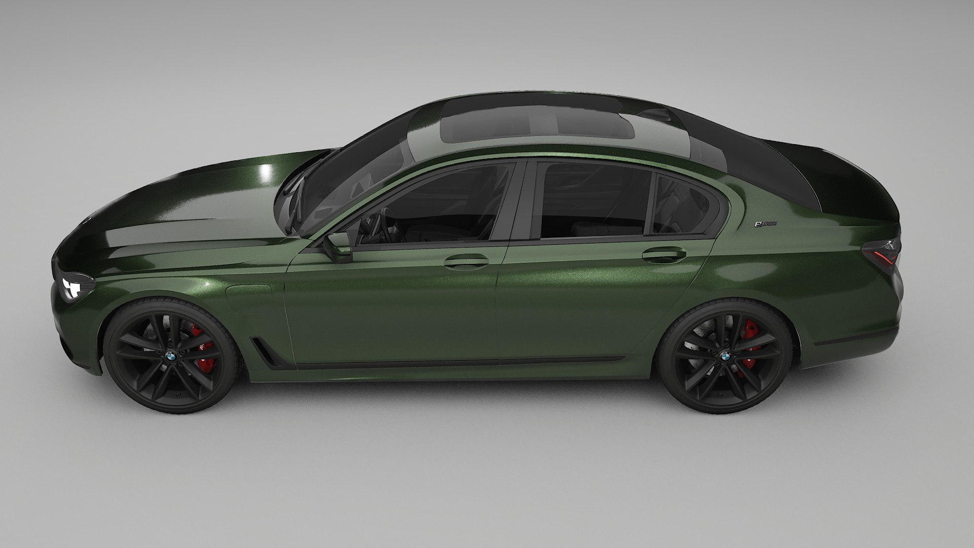 BMW 7 G11 G12 facelift LCI TPU Paint Protection Film | LAGOON Color Change PPF Full Pre-Cut Kit