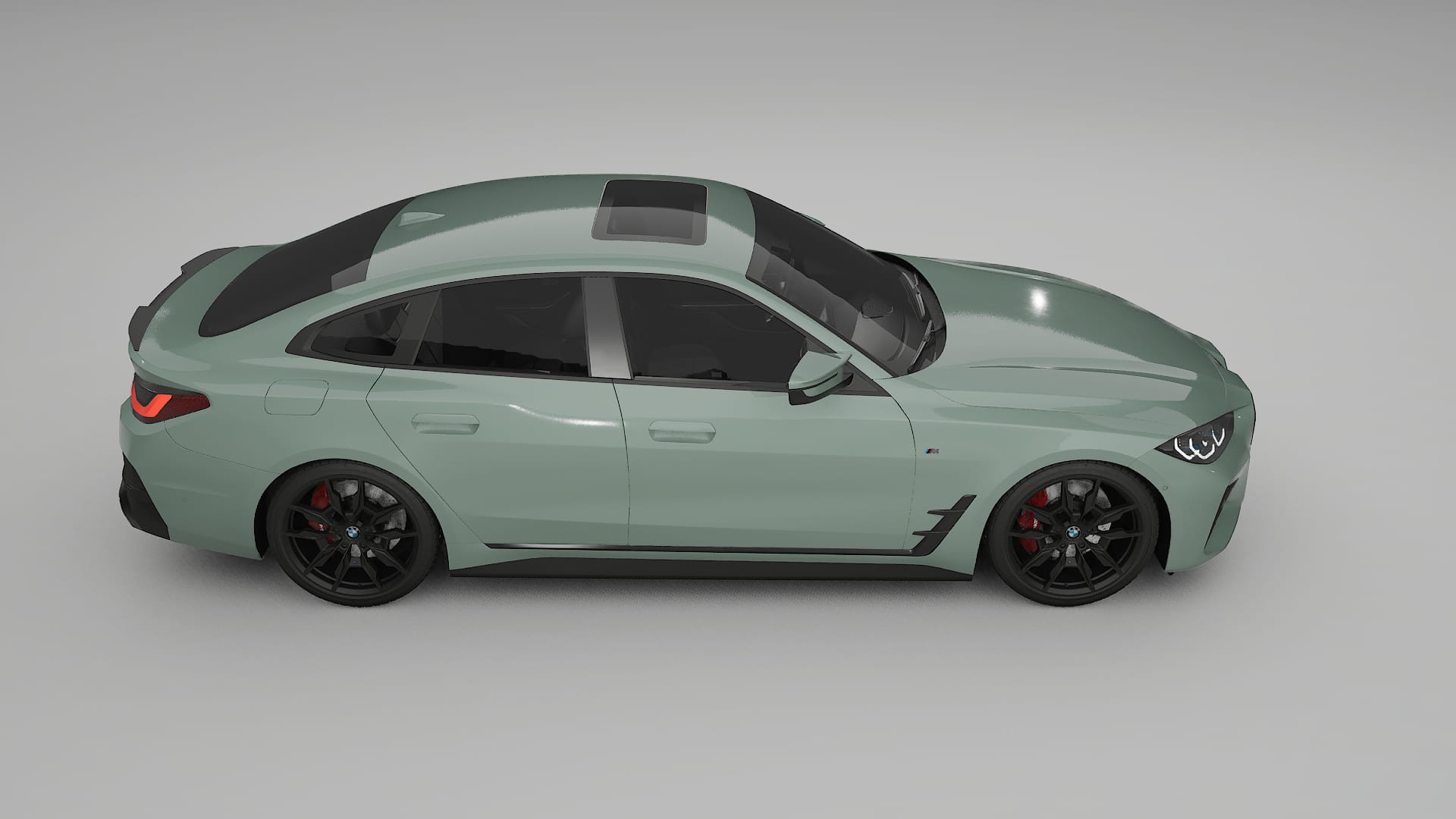 BMW I4 G26 M-Package TPU Paint Protection Film | CINDER Color Change PPF Full Pre-Cut Kit