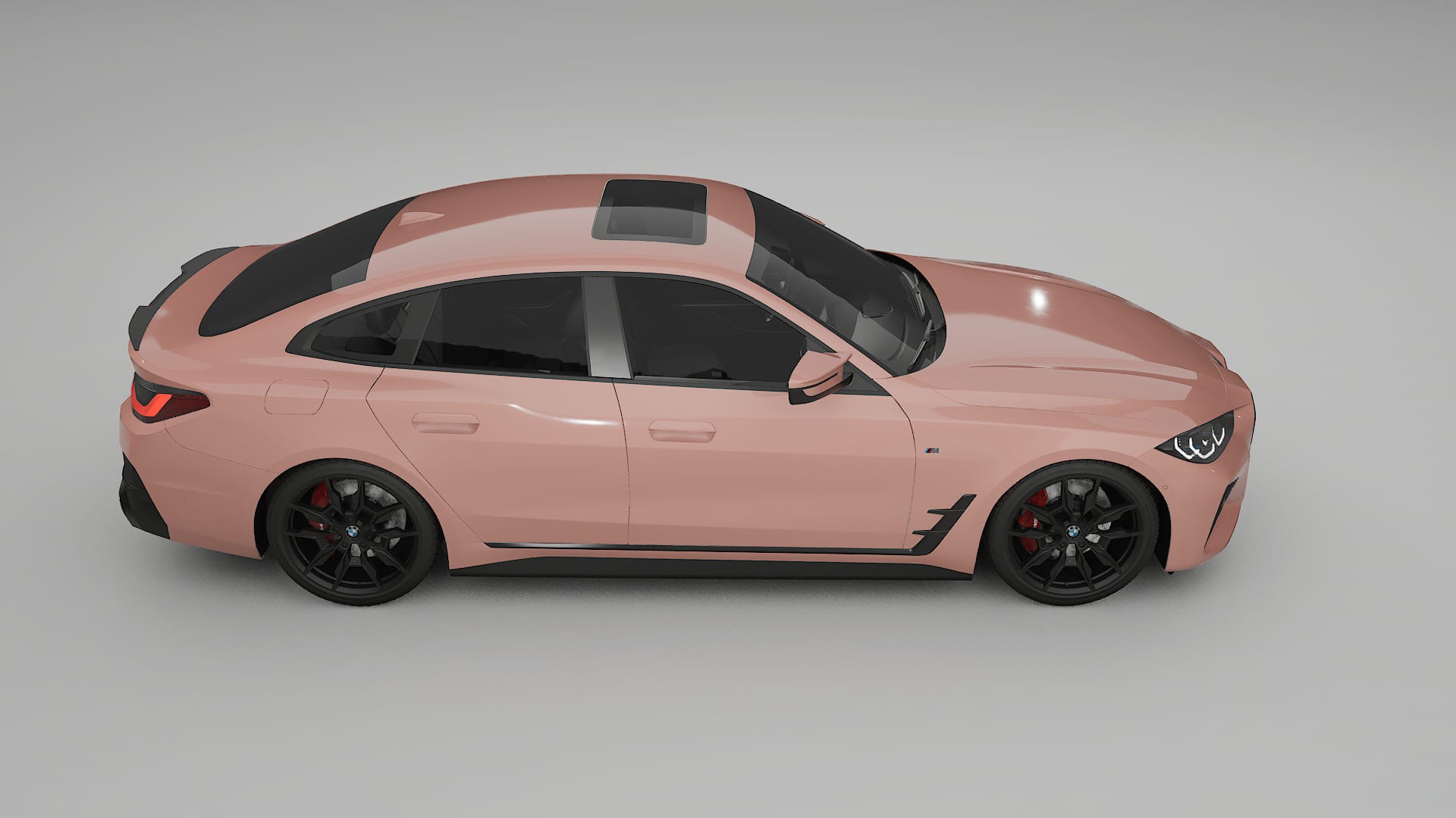 BMW I4 G26 M-Package TPU Paint Protection Film | BLUSH Color Change PPF Full Pre-Cut Kit