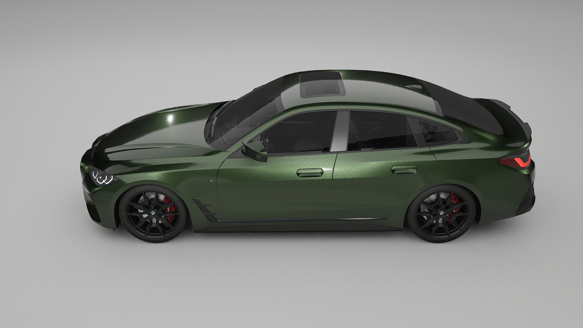 BMW I4 G26 M-Package TPU Paint Protection Film | LAGOON Color Change PPF Full Pre-Cut Kit