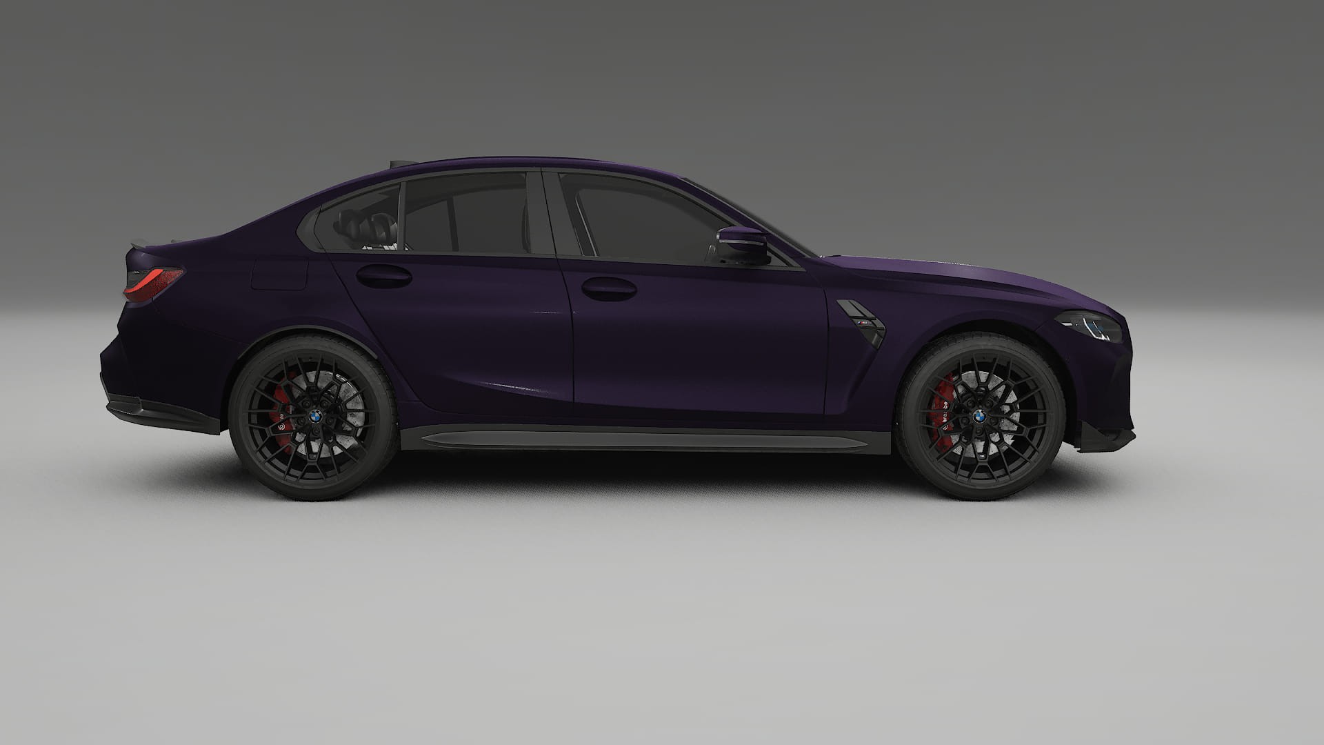 BMW M3 G80 Competition CS TPU Paint Protection Film | VIOLET Color Change PPF Full Pre-Cut Kit