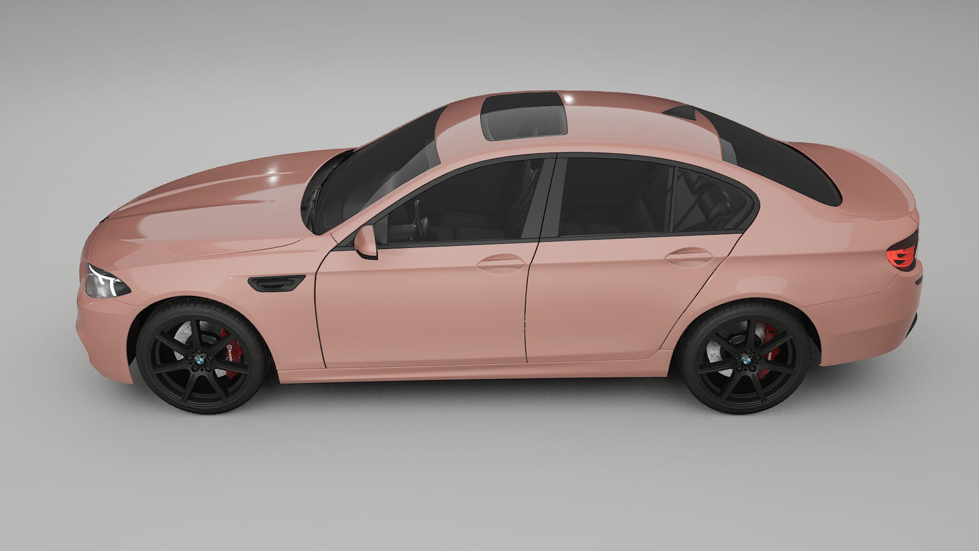 BMW M5 F10 TPU Paint Protection Film | BLUSH Color Change PPF Full Pre-Cut Kit