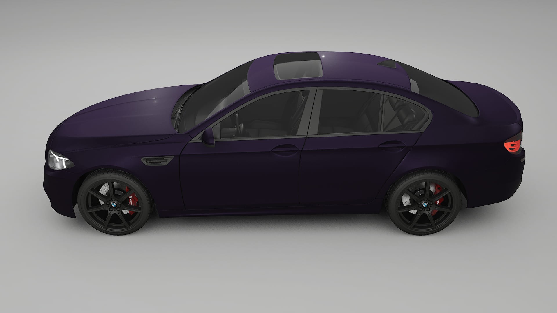 BMW M5 F10 TPU Paint Protection Film | VIOLET Color Change PPF Full Pre-Cut Kit