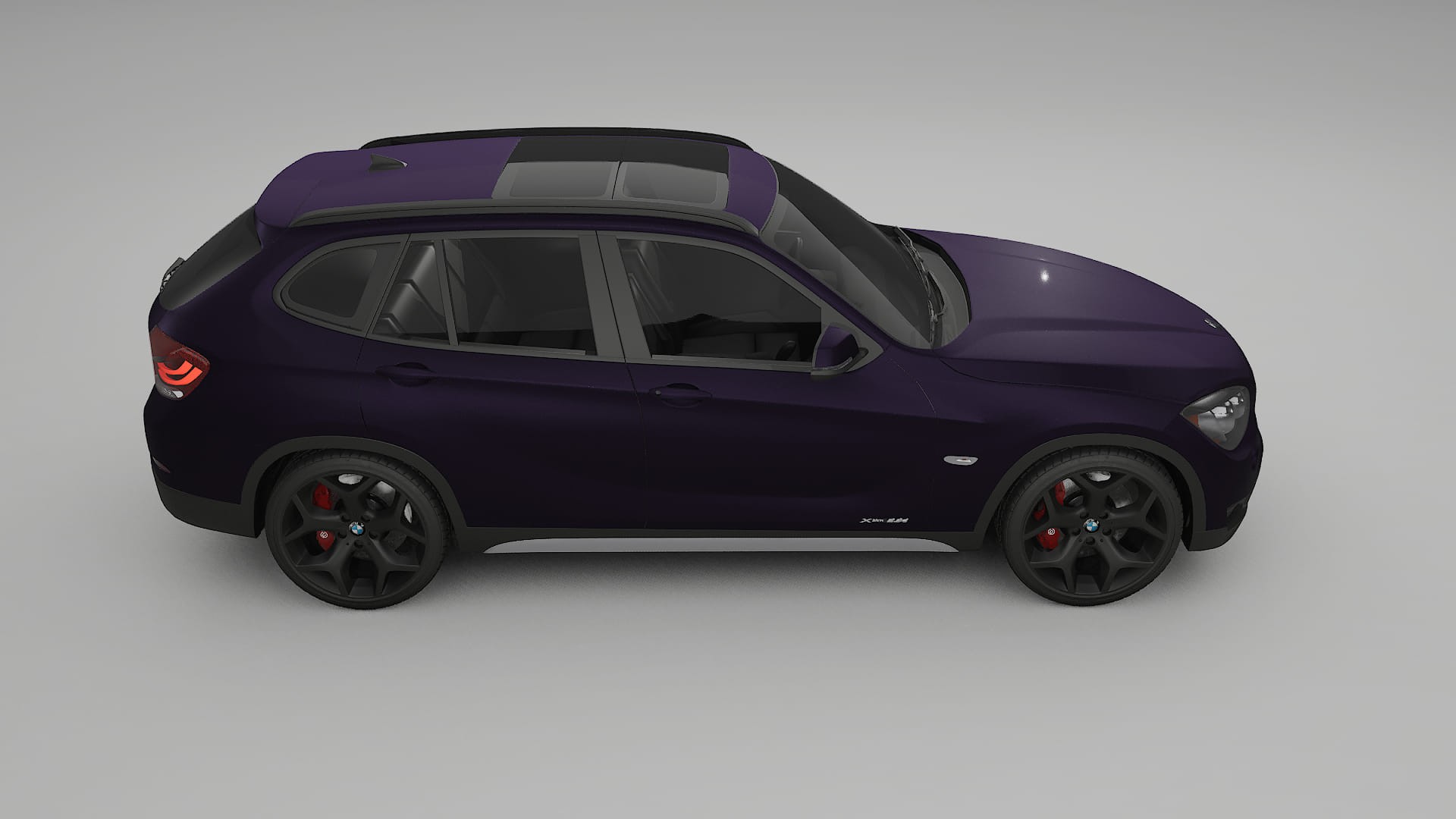 BMW X1 E84 TPU Paint Protection Film | VIOLET Color Change PPF Full Pre-Cut Kit
