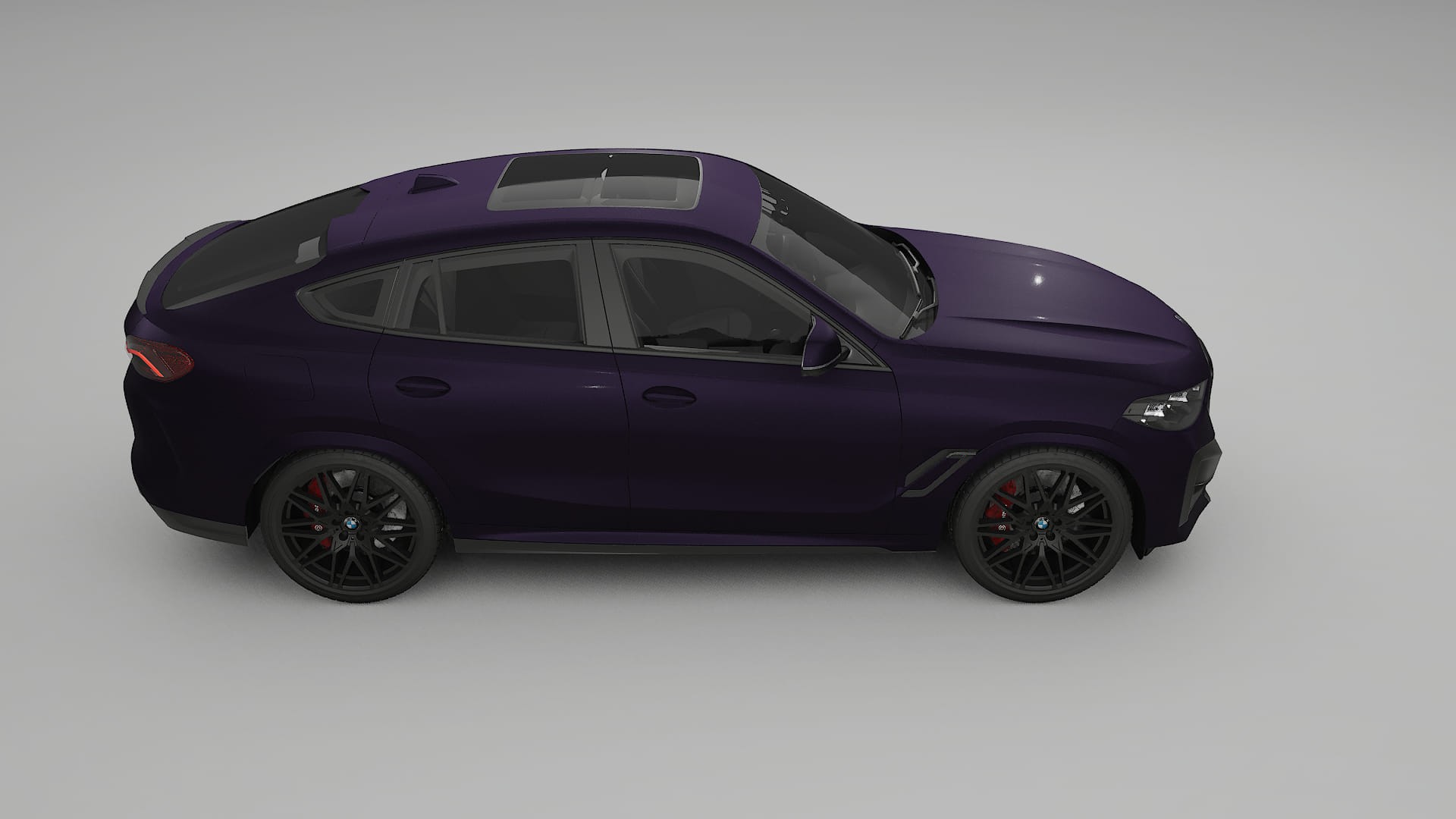 BMW X6 F96 Competition TPU Paint Protection Film | VIOLET Color Change PPF Full Pre-Cut Kit