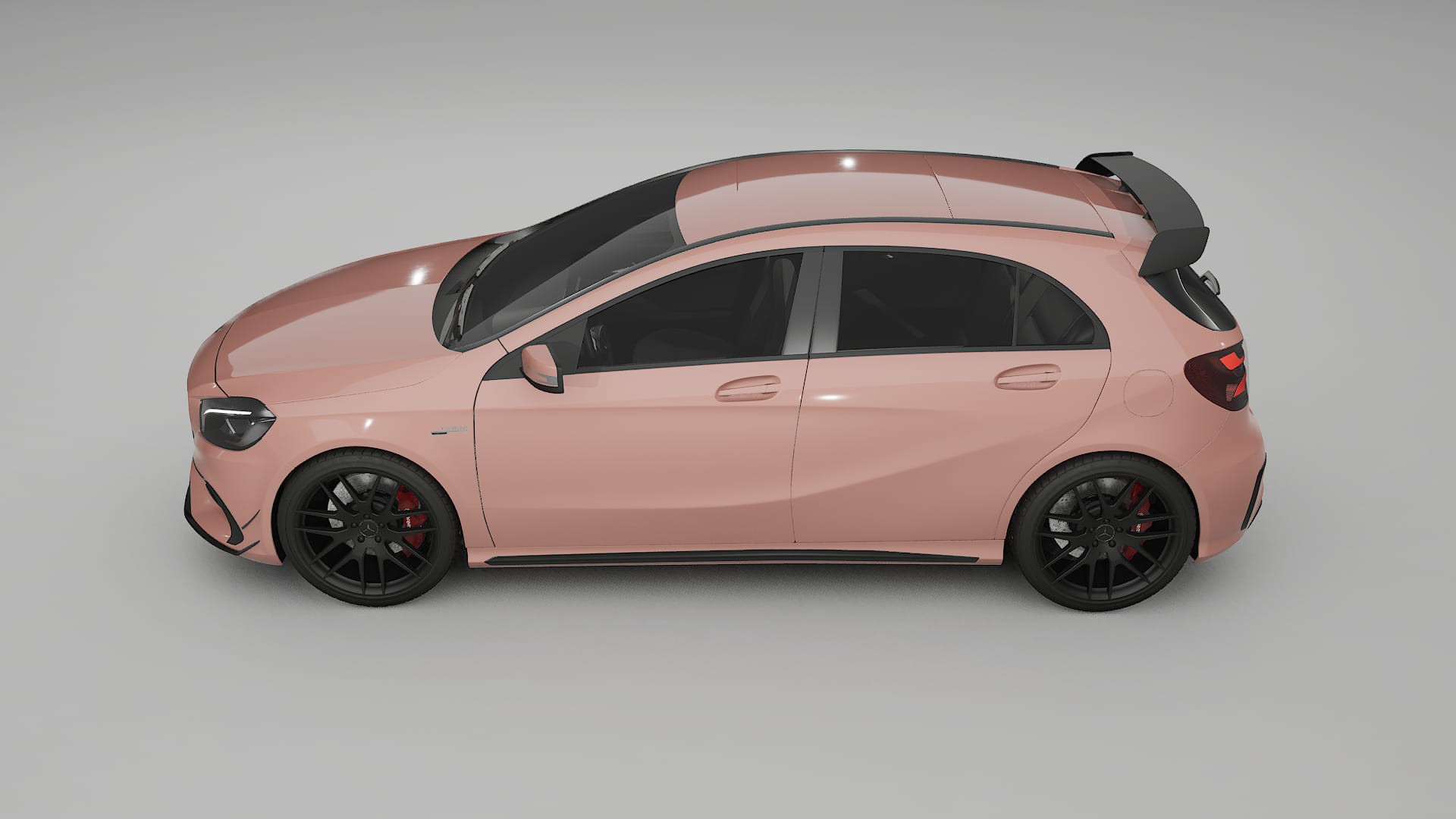 Mercedes A45 AMG W176 TPU Paint Protection Film | BLUSH Color Change PPF Full Pre-Cut Kit