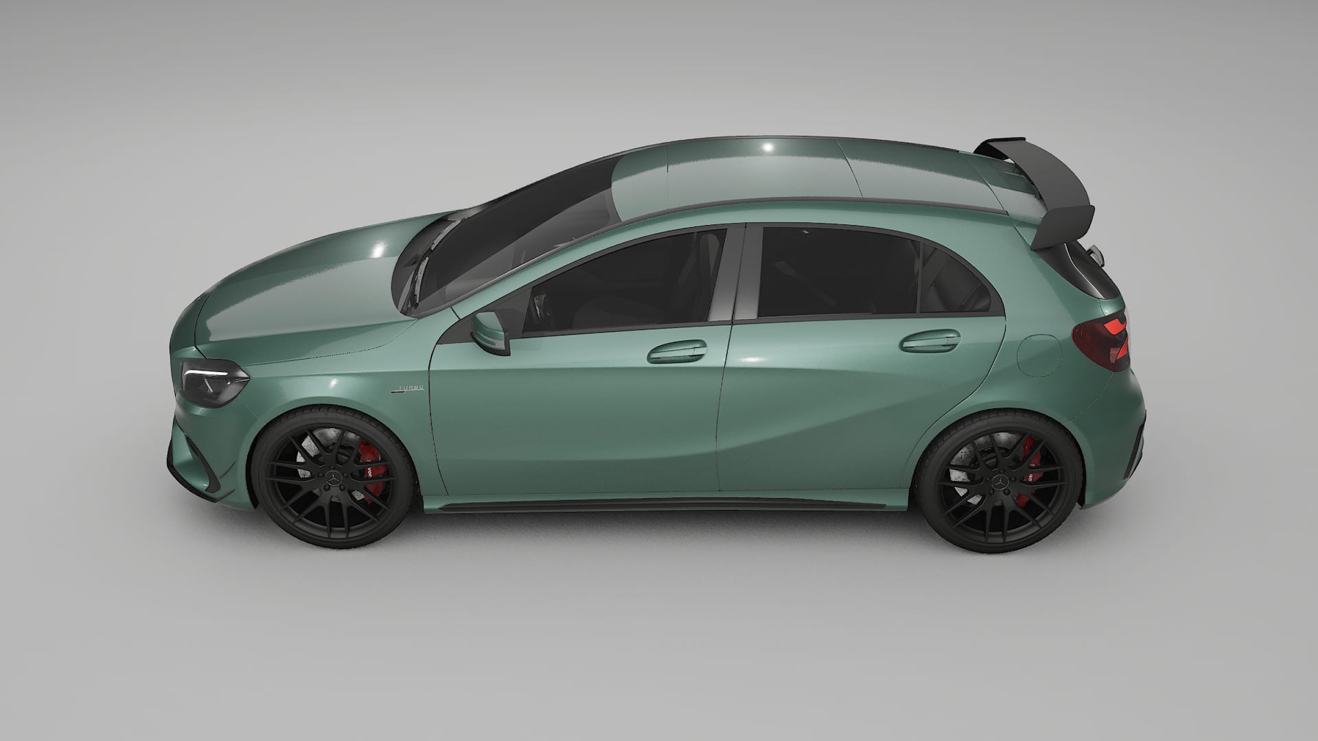 Mercedes A45 AMG W176 TPU Paint Protection Film | EVERGREEN Color Change PPF Full Pre-Cut Kit