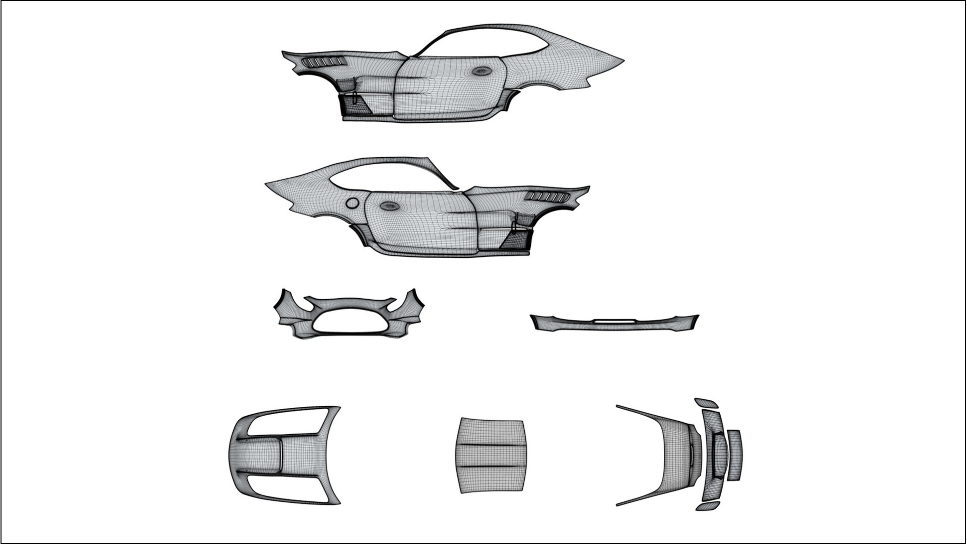 Mercedes AMG GT Black Series C192 Coupe TPU Paint Protection Film | FROST Color Change PPF Full Pre-Cut Kit