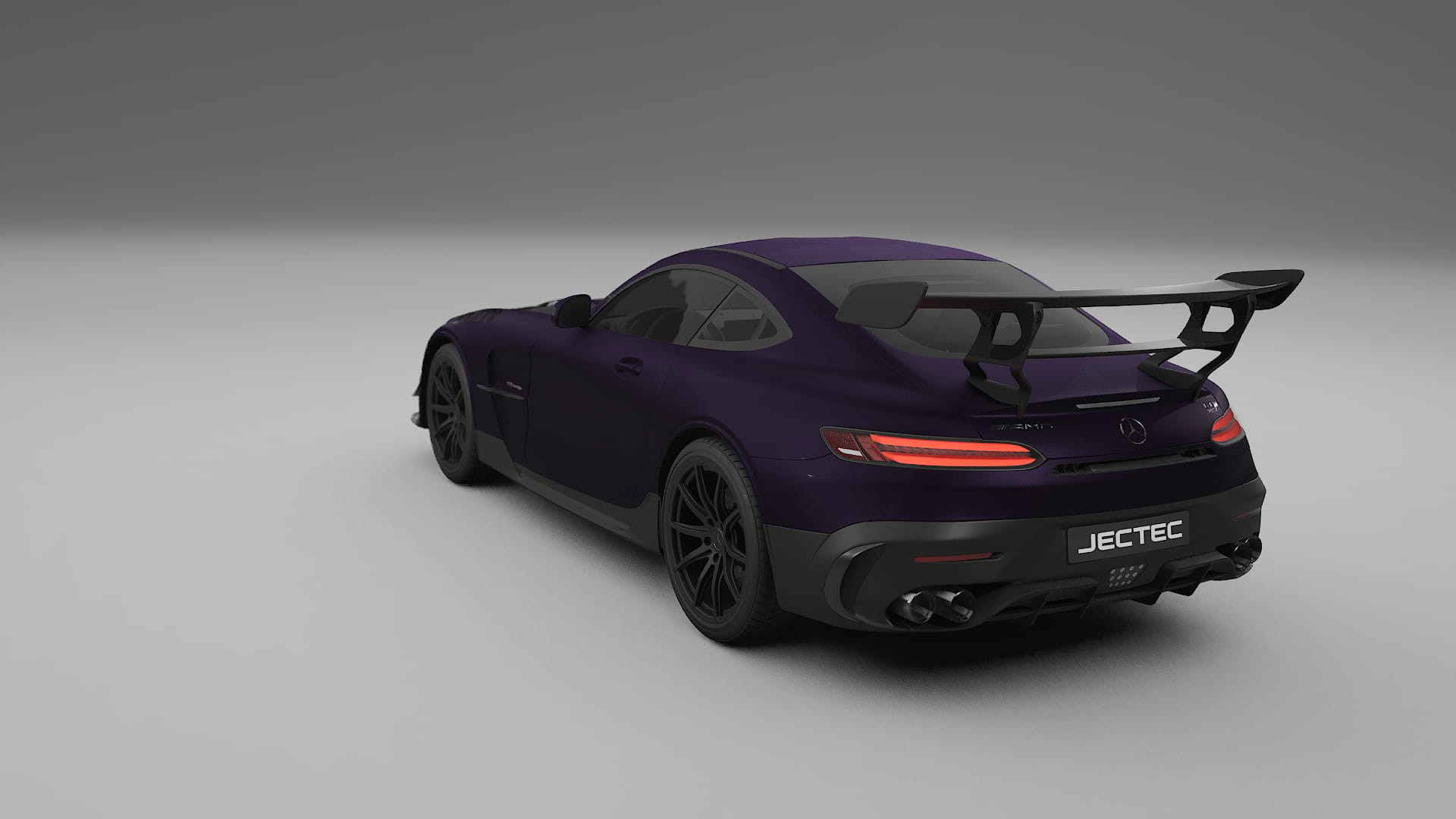 Mercedes AMG GT Black Series C192 Coupe TPU Paint Protection Film | VIOLET Color Change PPF Full Pre-Cut Kit